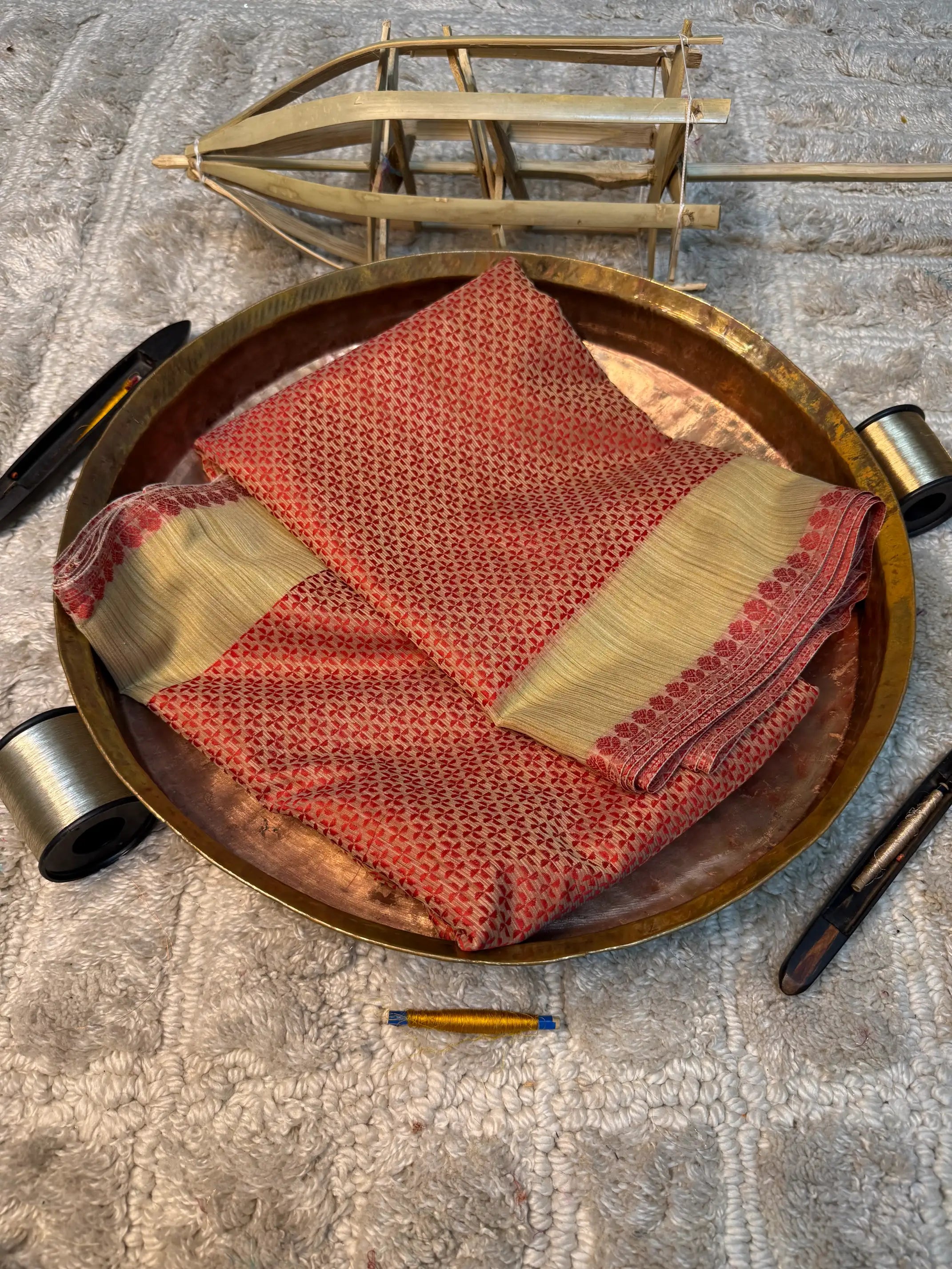 Eccentric zari weave Softsilk Banarasi saree