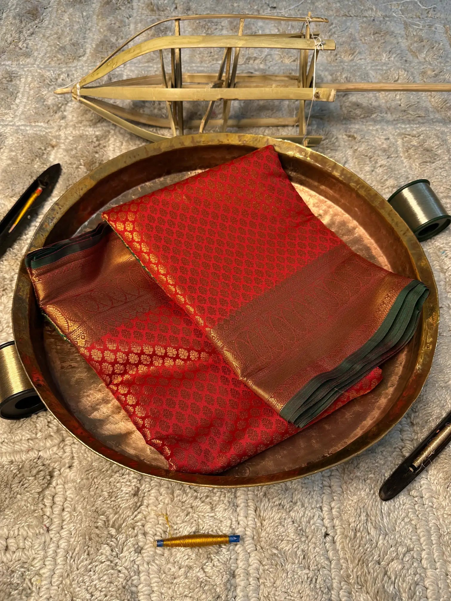 Eccentric zari weave Softsilk Banarasi saree