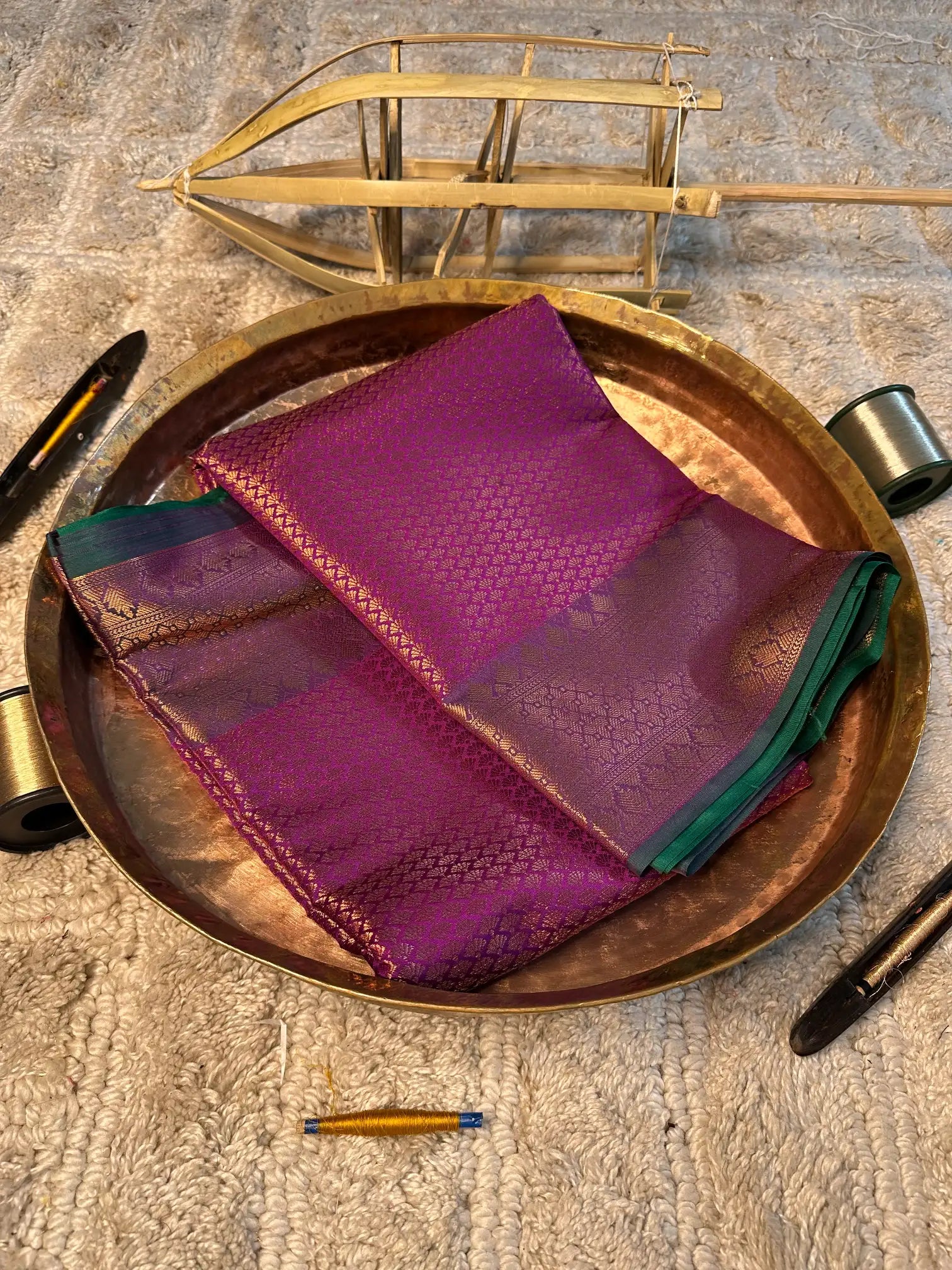 Eccentric zari weave Softsilk Banarasi saree