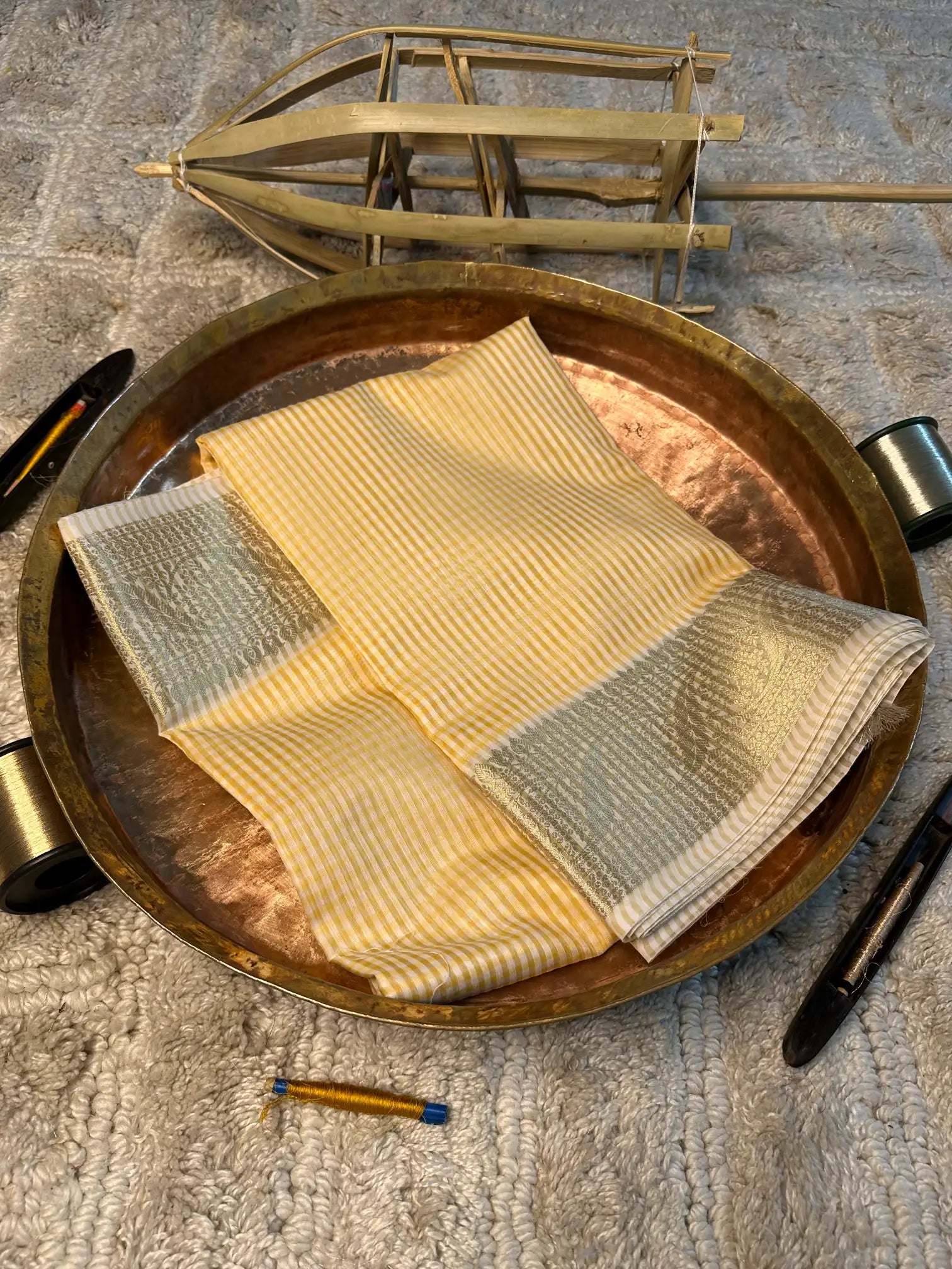 Eccentric zari weave Softsilk Banarasi saree