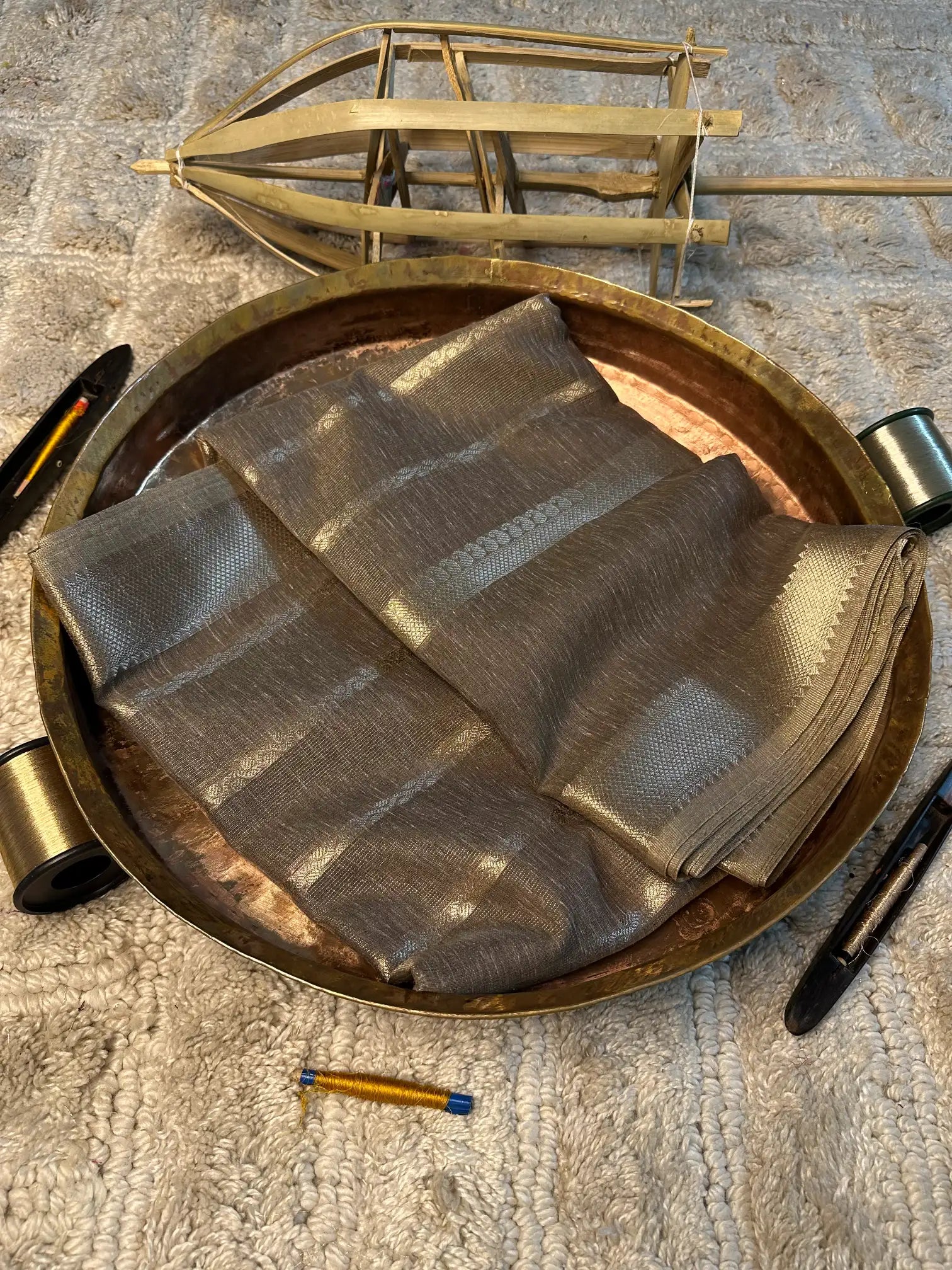 Eccentric zari weave Softsilk Banarasi saree