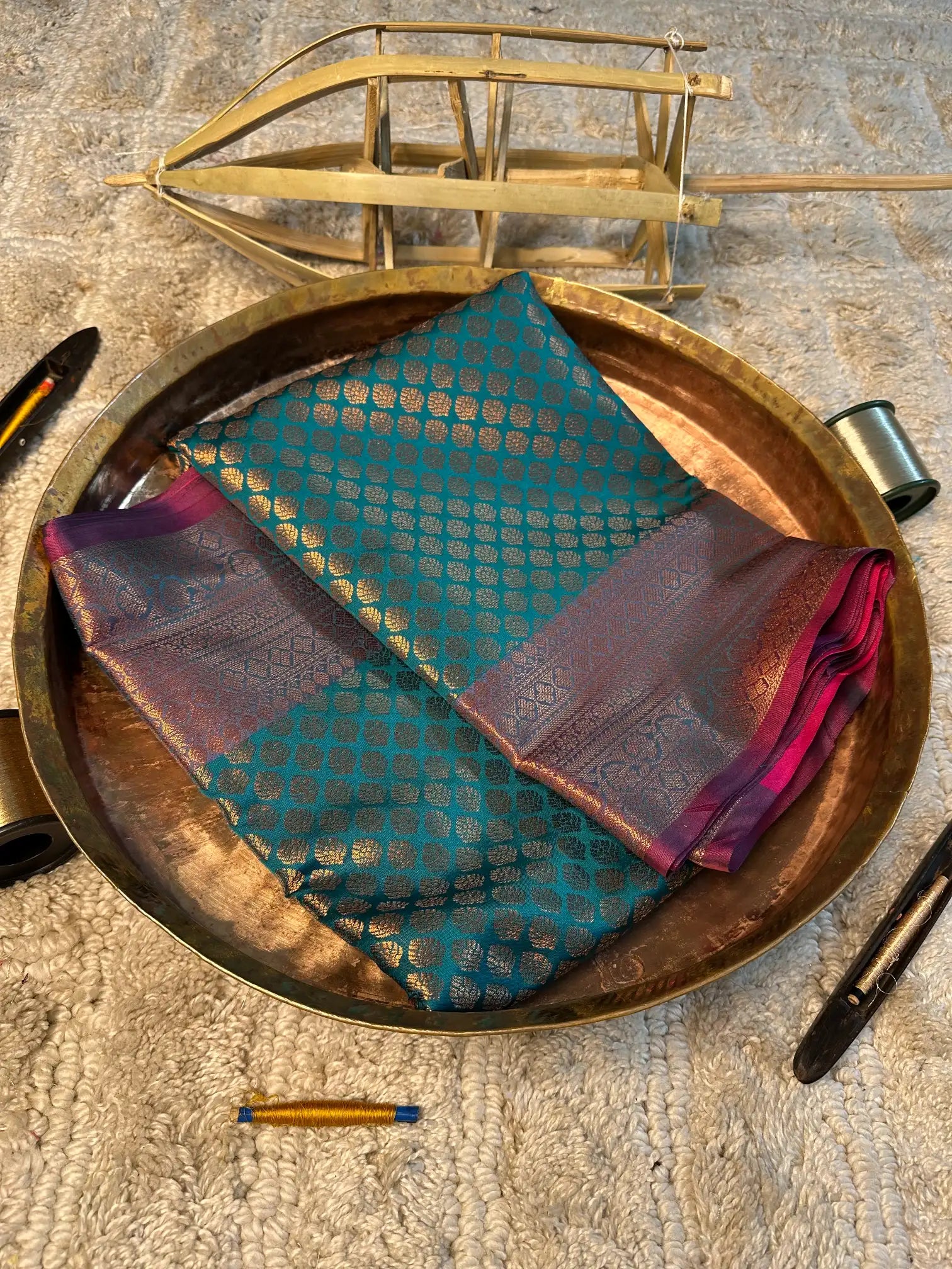 Eccentric zari weave Softsilk Banarasi saree