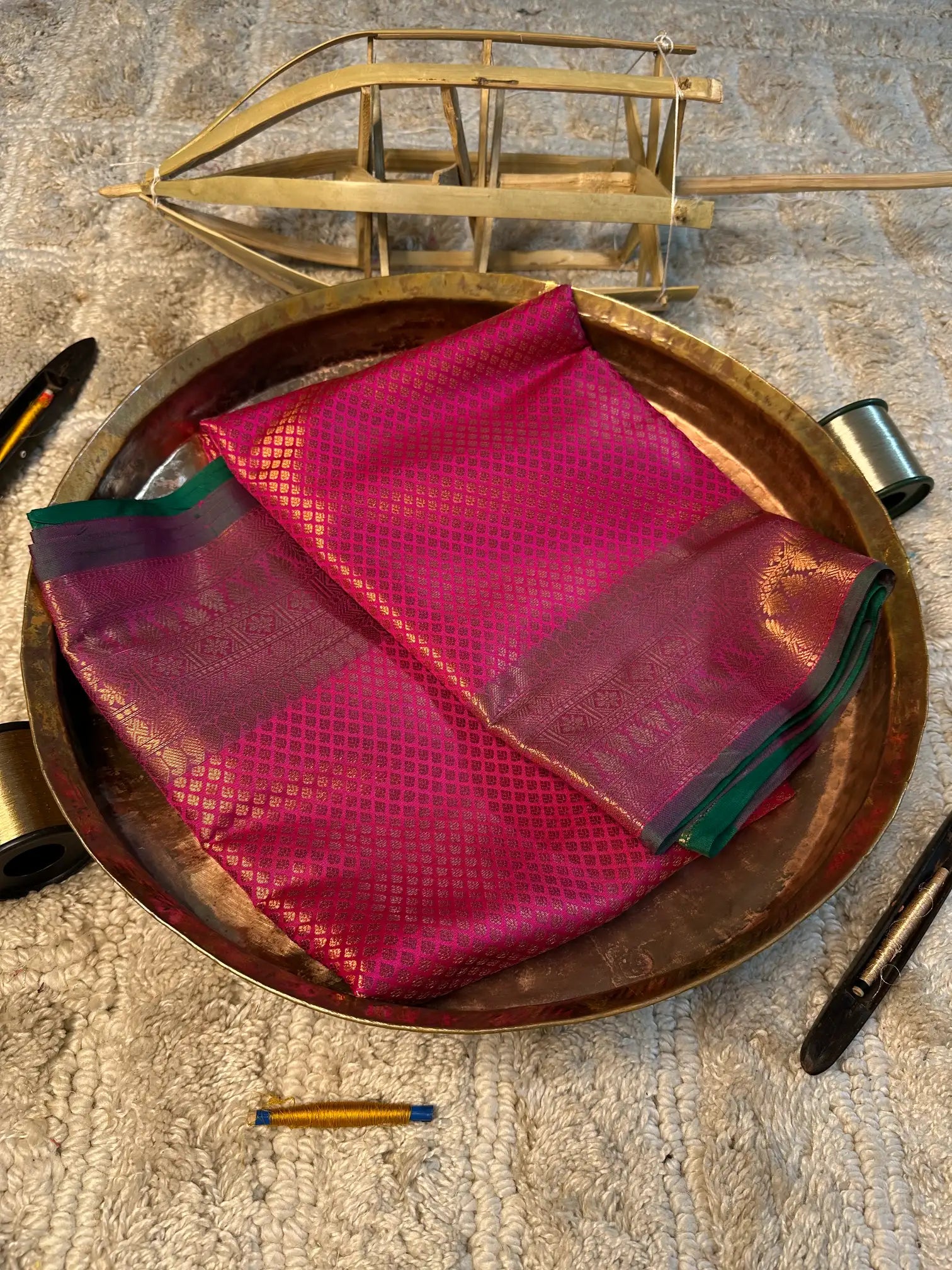 Eccentric zari weave Softsilk Banarasi saree