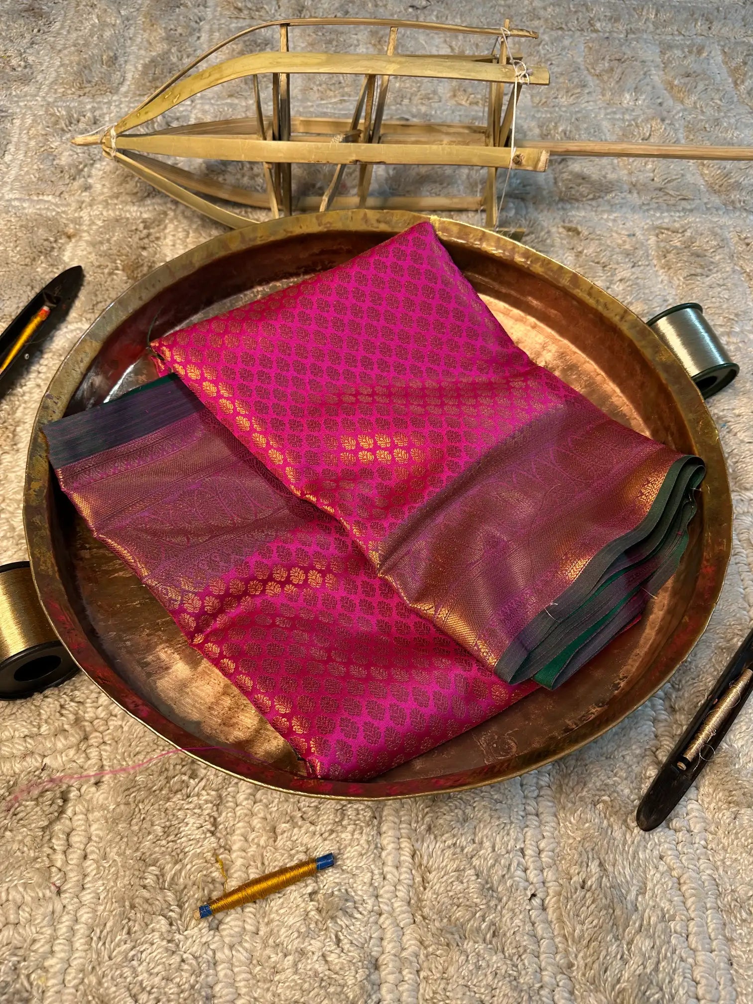 Eccentric zari weave Softsilk Banarasi saree