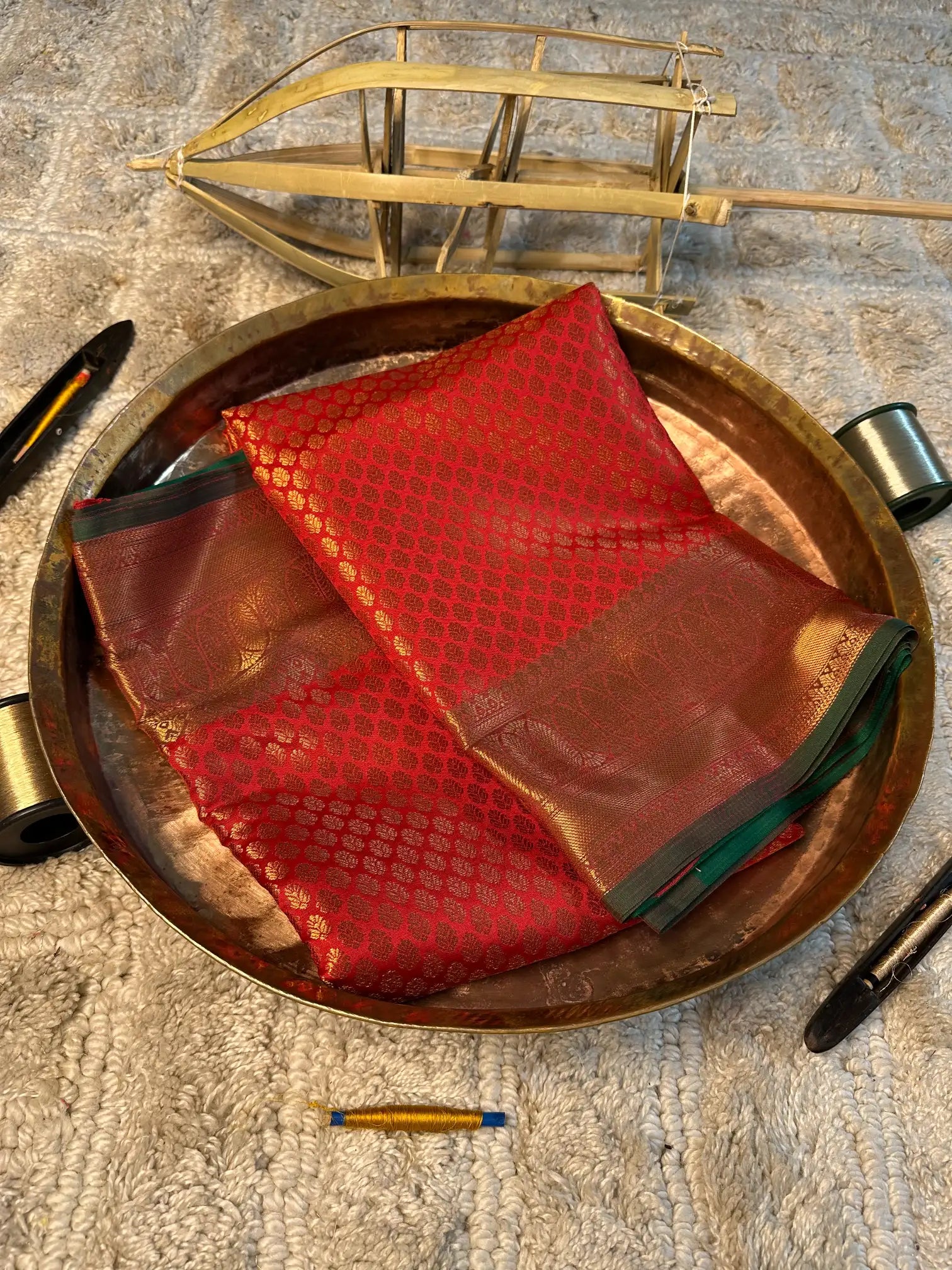 Eccentric zari weave Softsilk Banarasi saree