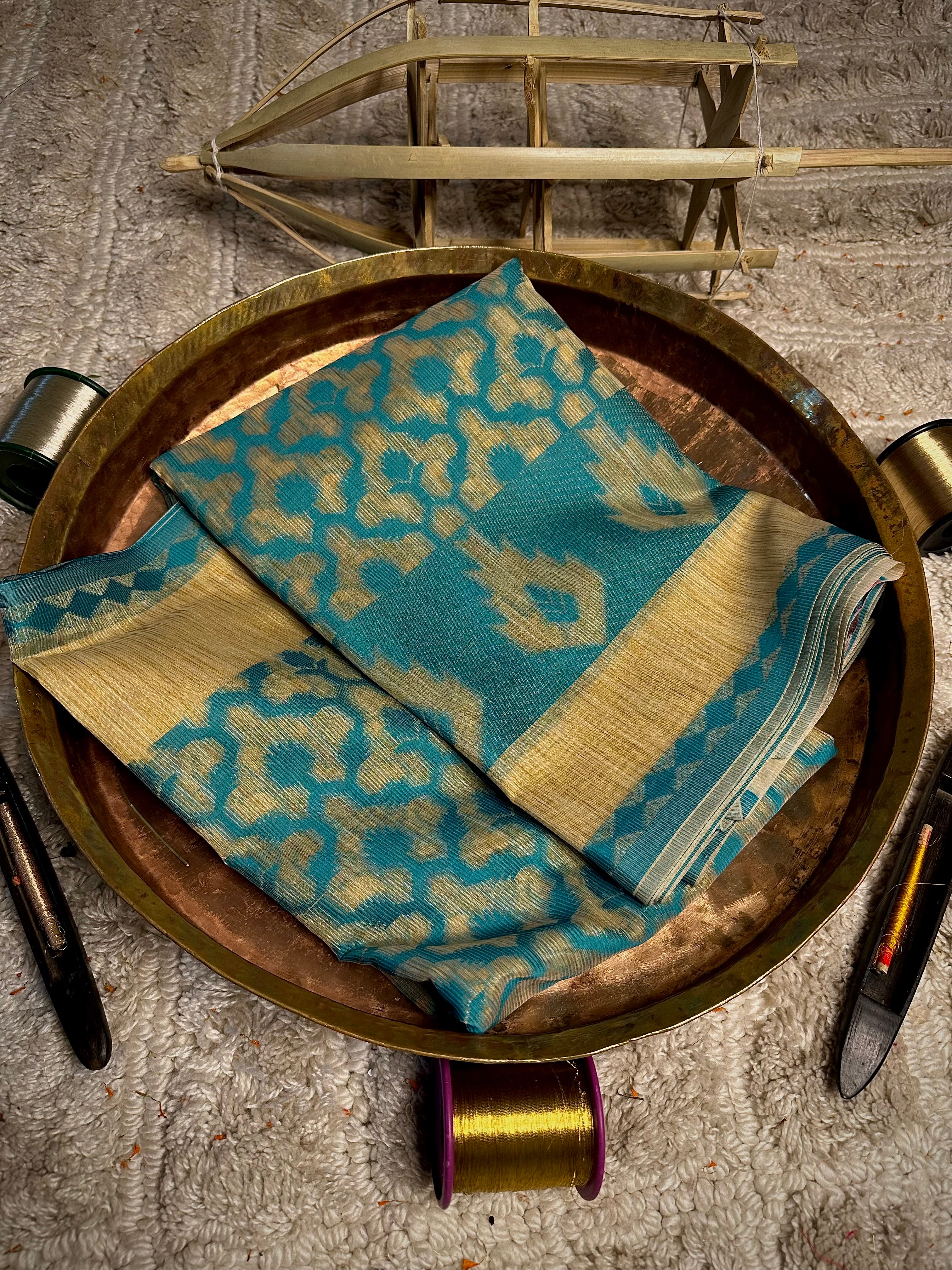 Light Tussar Soft Cotton Banarasi Saree