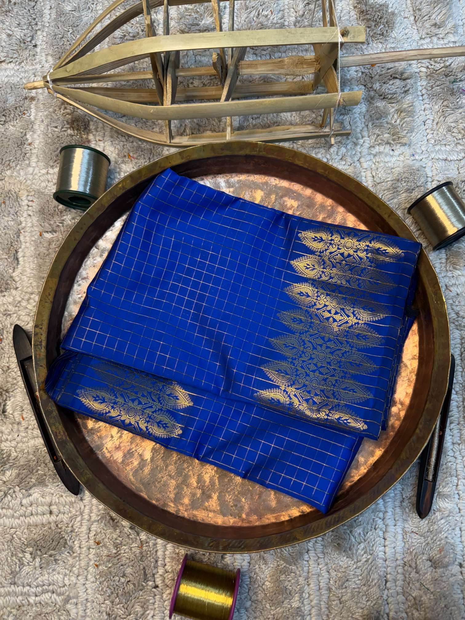 Eccentric zari weave Softsilk Heritage Banarasi saree
