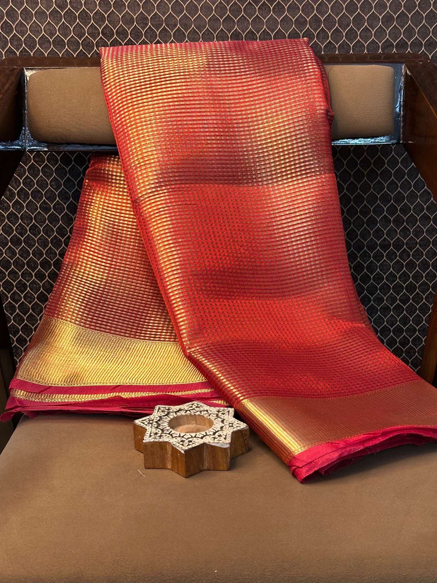 Eccentric zari weave Softsilk Banarasi saree