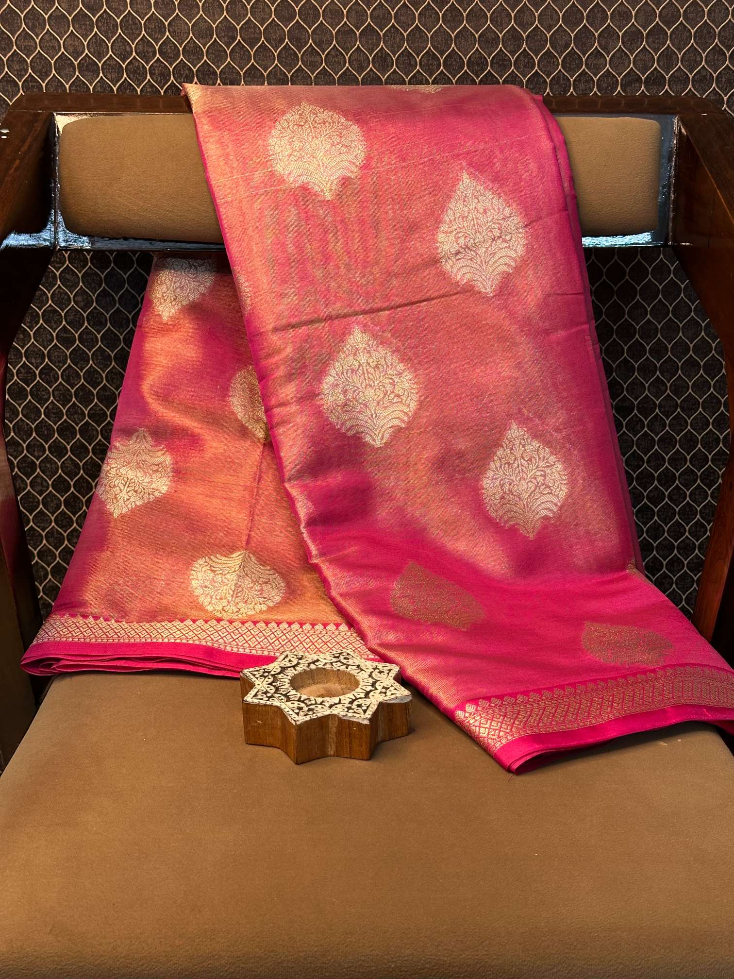 Eccentric zari weave Softsilk Banarasi saree