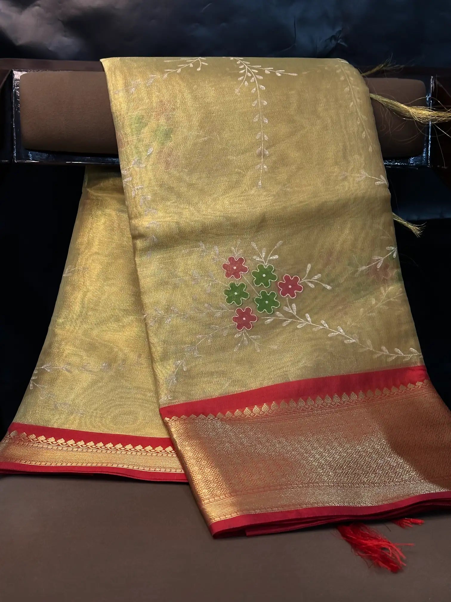 Contemporary weave Softsilk heritage Banarasi saree