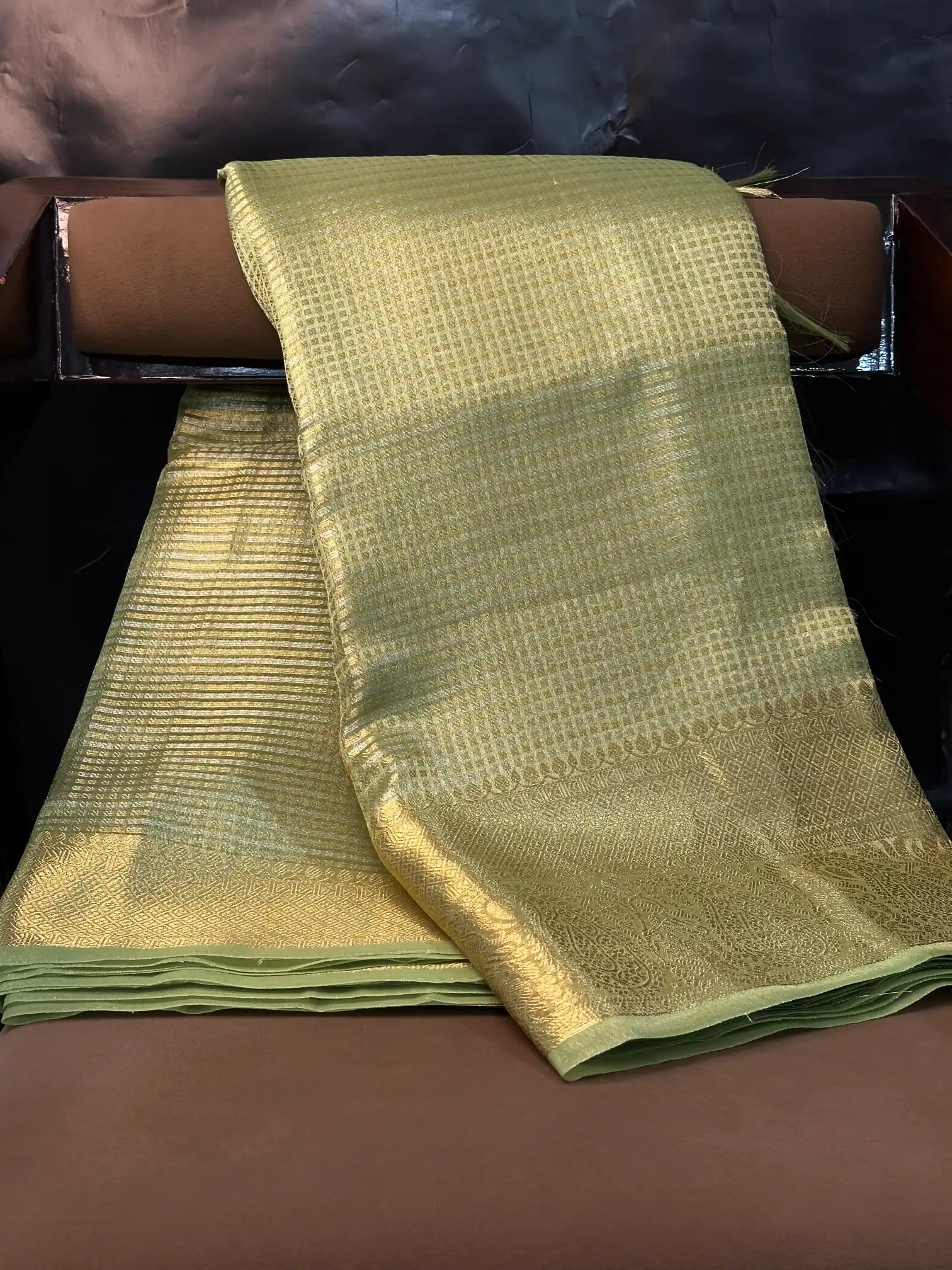 Traditional weave Softsilk Banarasi saree