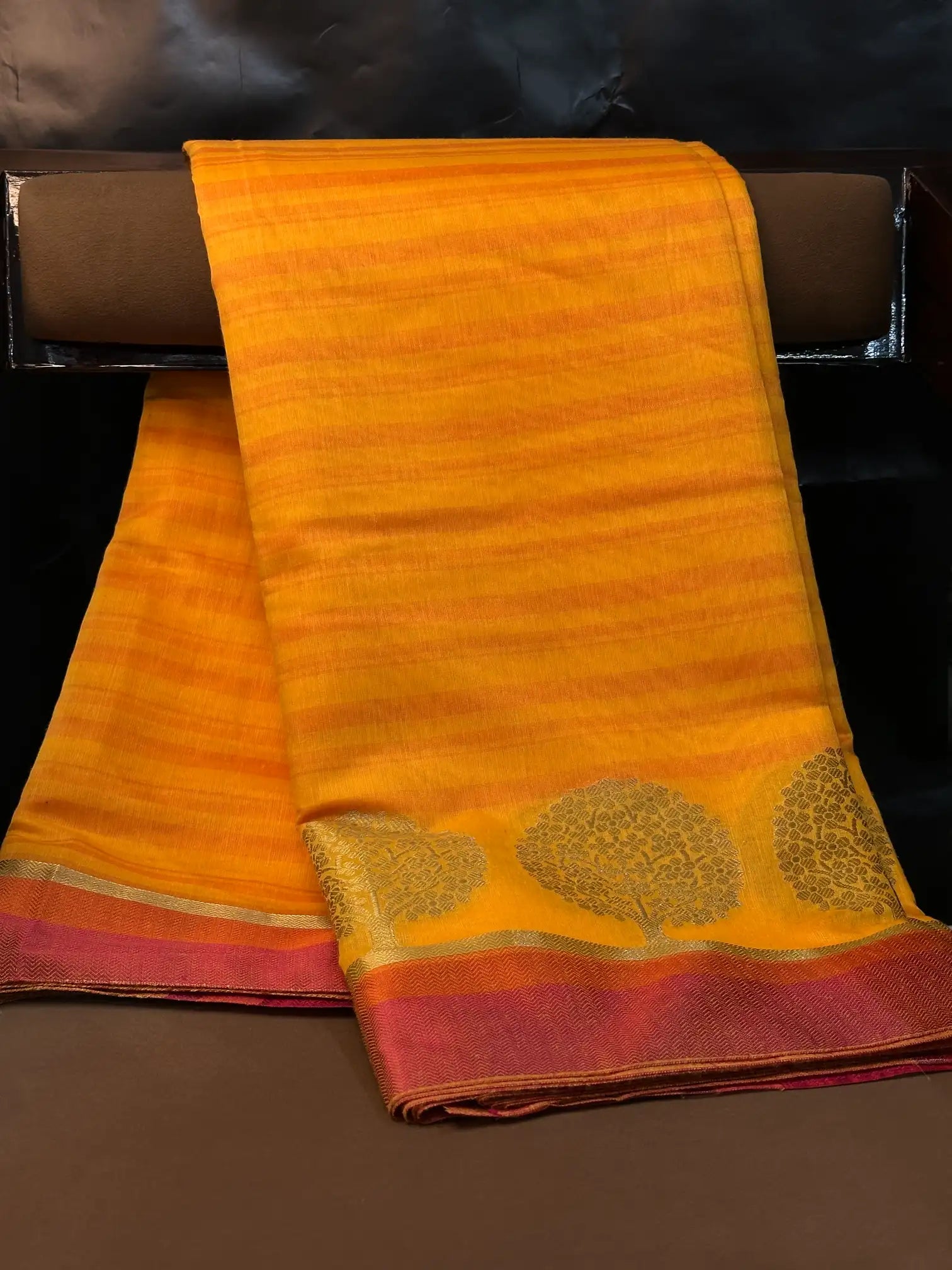Contemporary weave Softsilk heritage Banarasi saree
