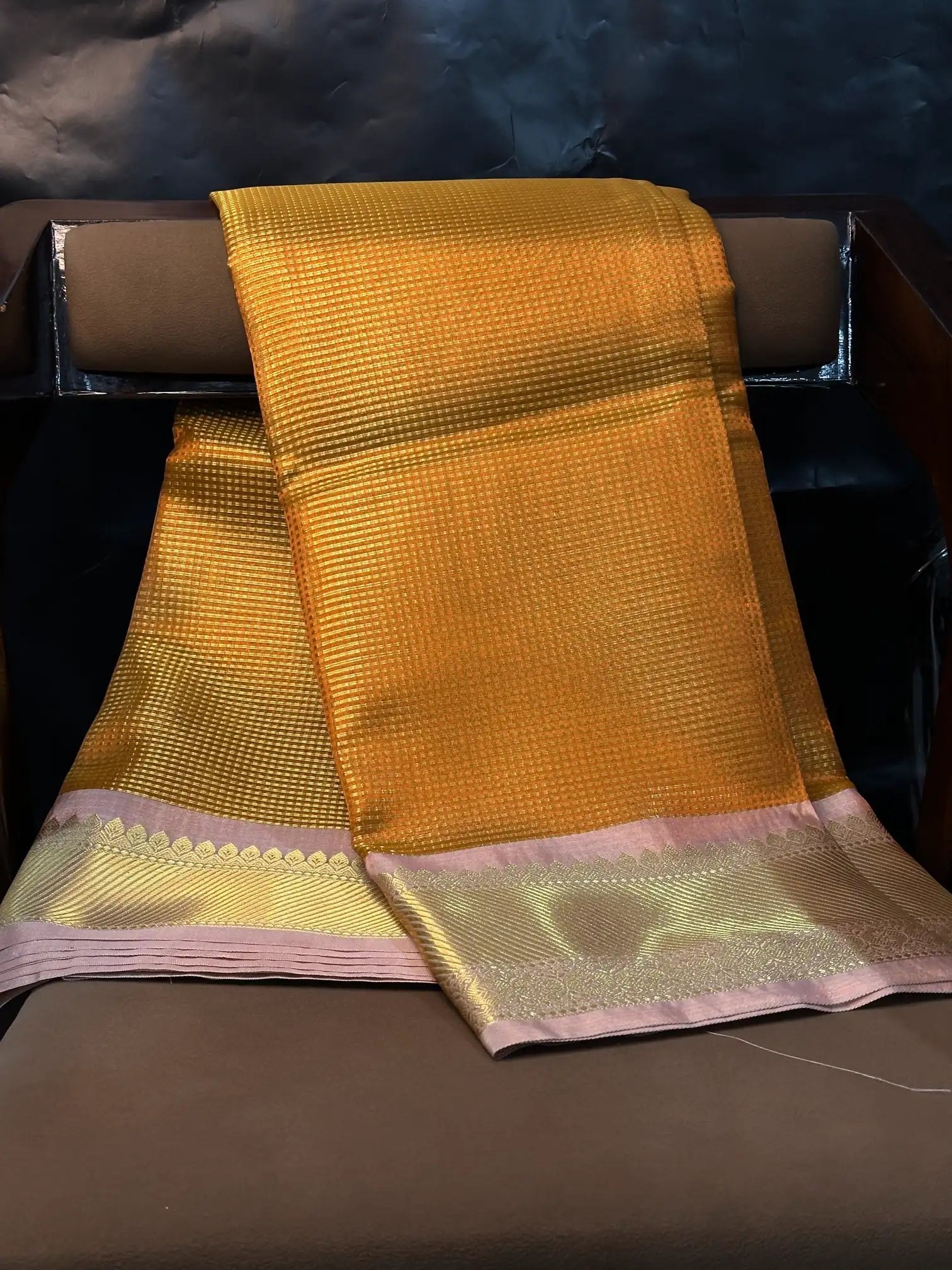 Contemporary weave Softsilk heritage Banarasi saree