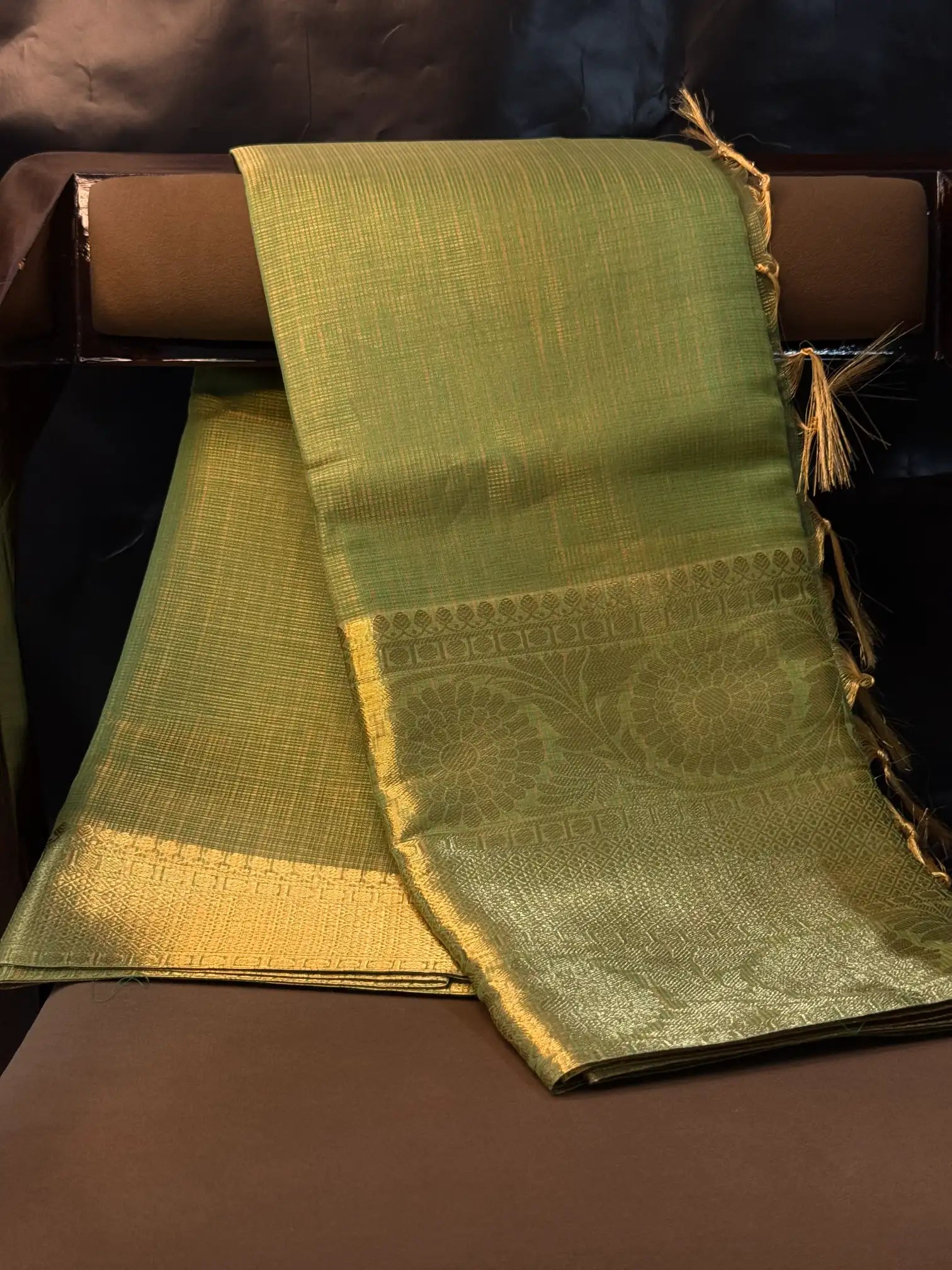 Contemporary weave Softsilk heritage Banarasi saree