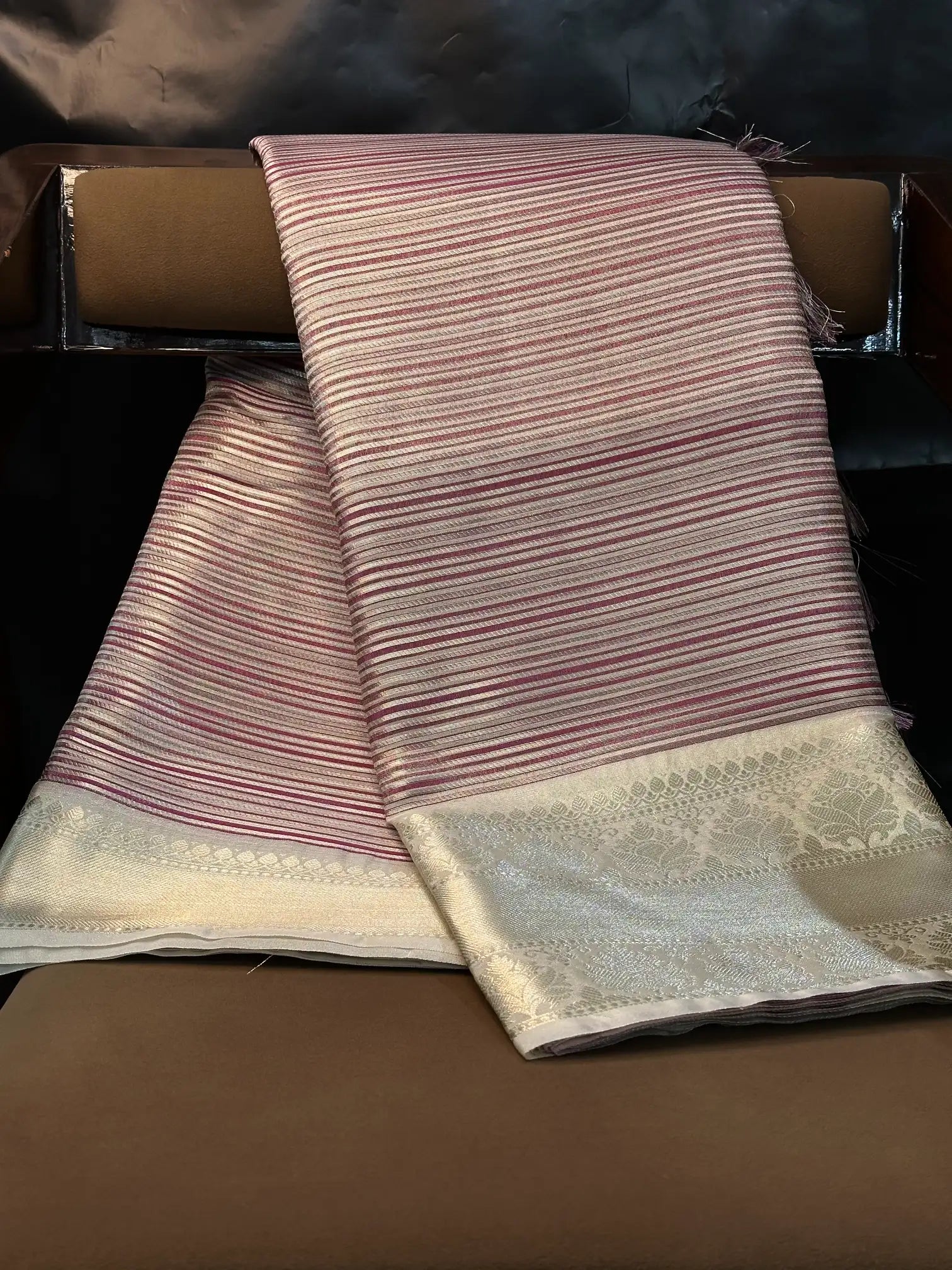 Contemporary weave Softsilk heritage Banarasi saree