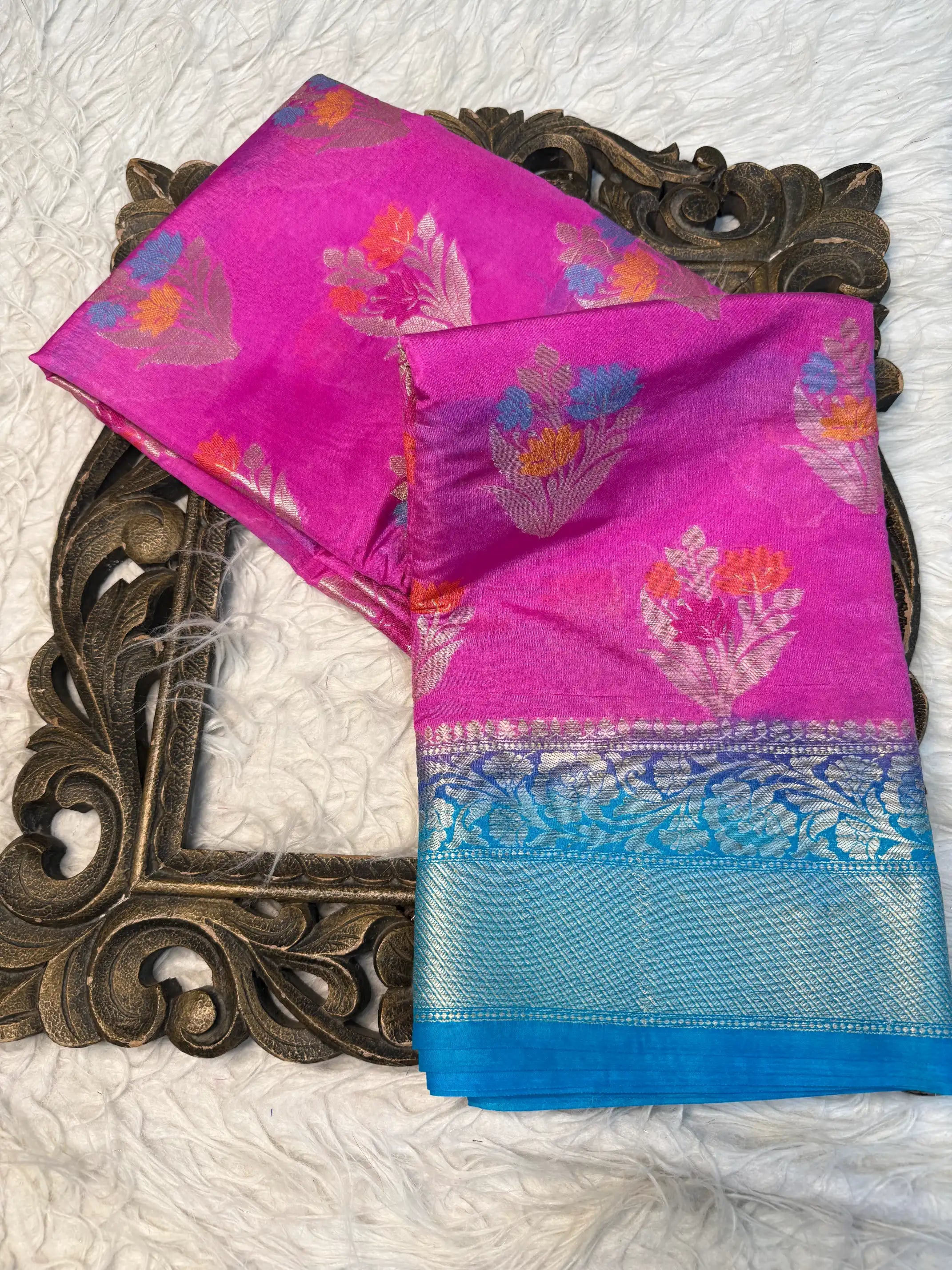 Traditional Weave Softsilk Banarasi Saree