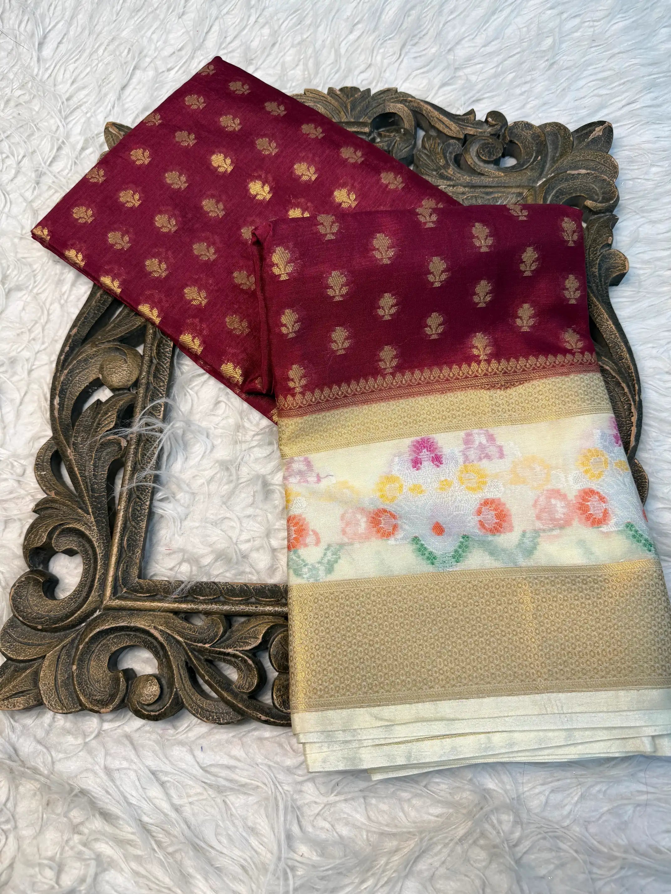 Contemporary Weave Softsilk Heritage Banarasi Saree