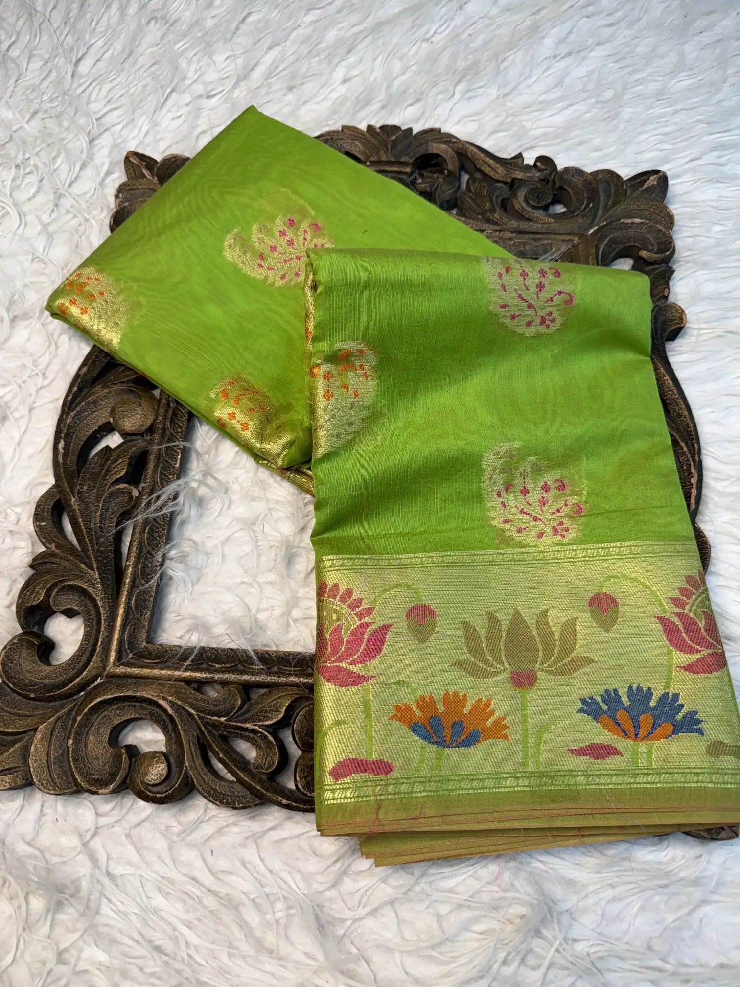 Contemporary Weave Softsilk Heritage Banarasi Saree