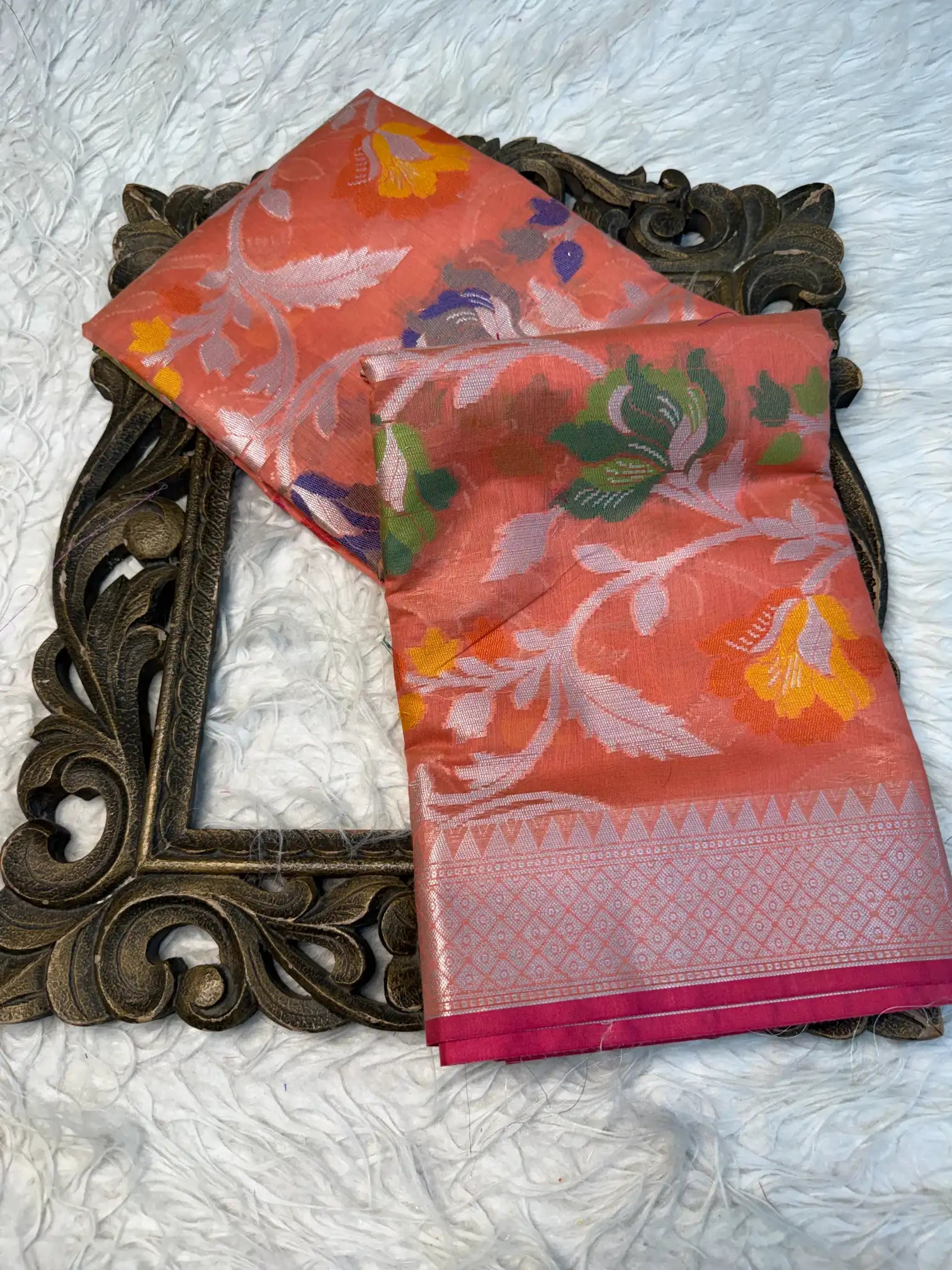 Contemporary Weave Softsilk Heritage Banarasi Saree