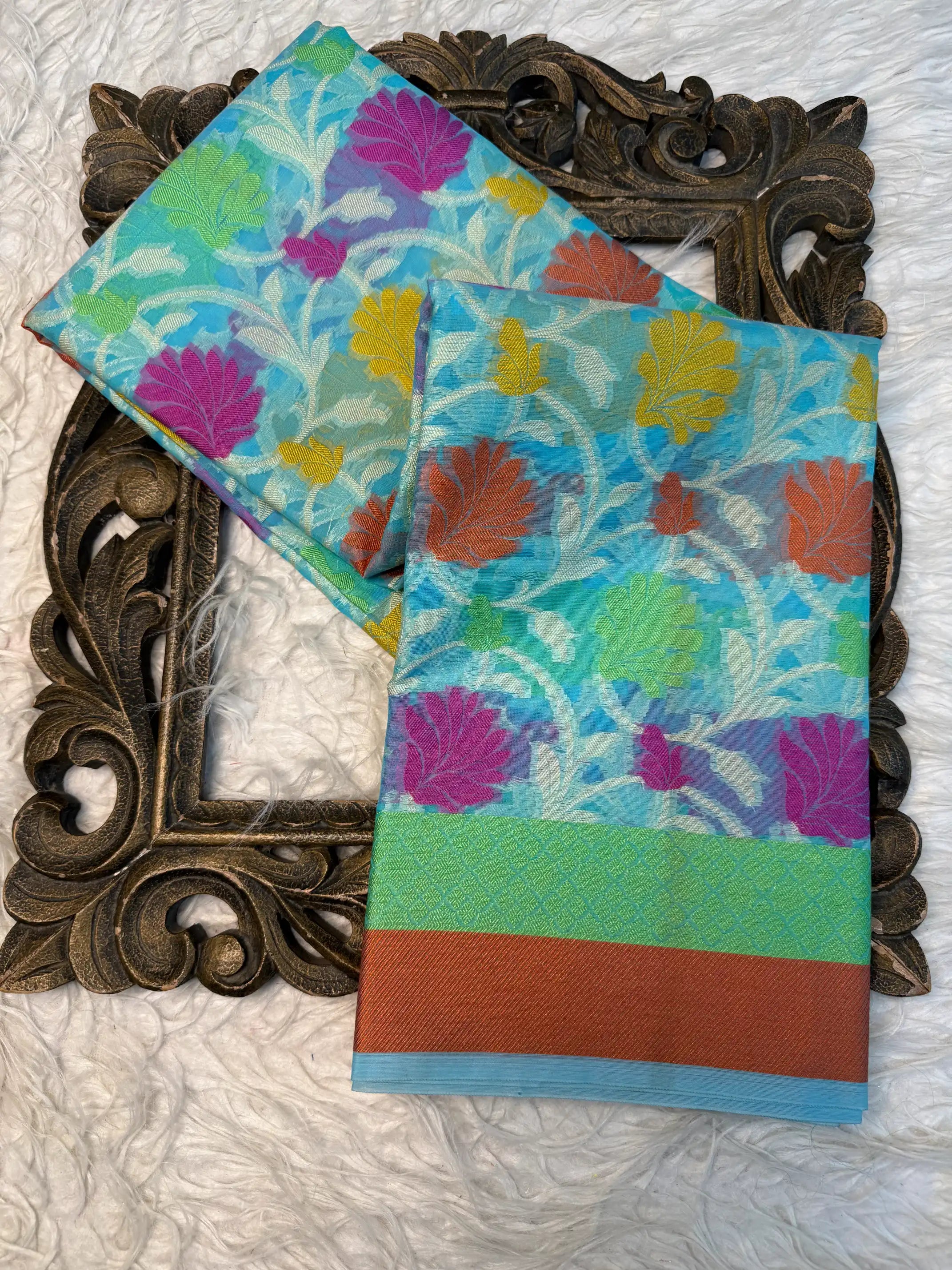Contemporary Weave Softsilk Heritage Banarasi Saree