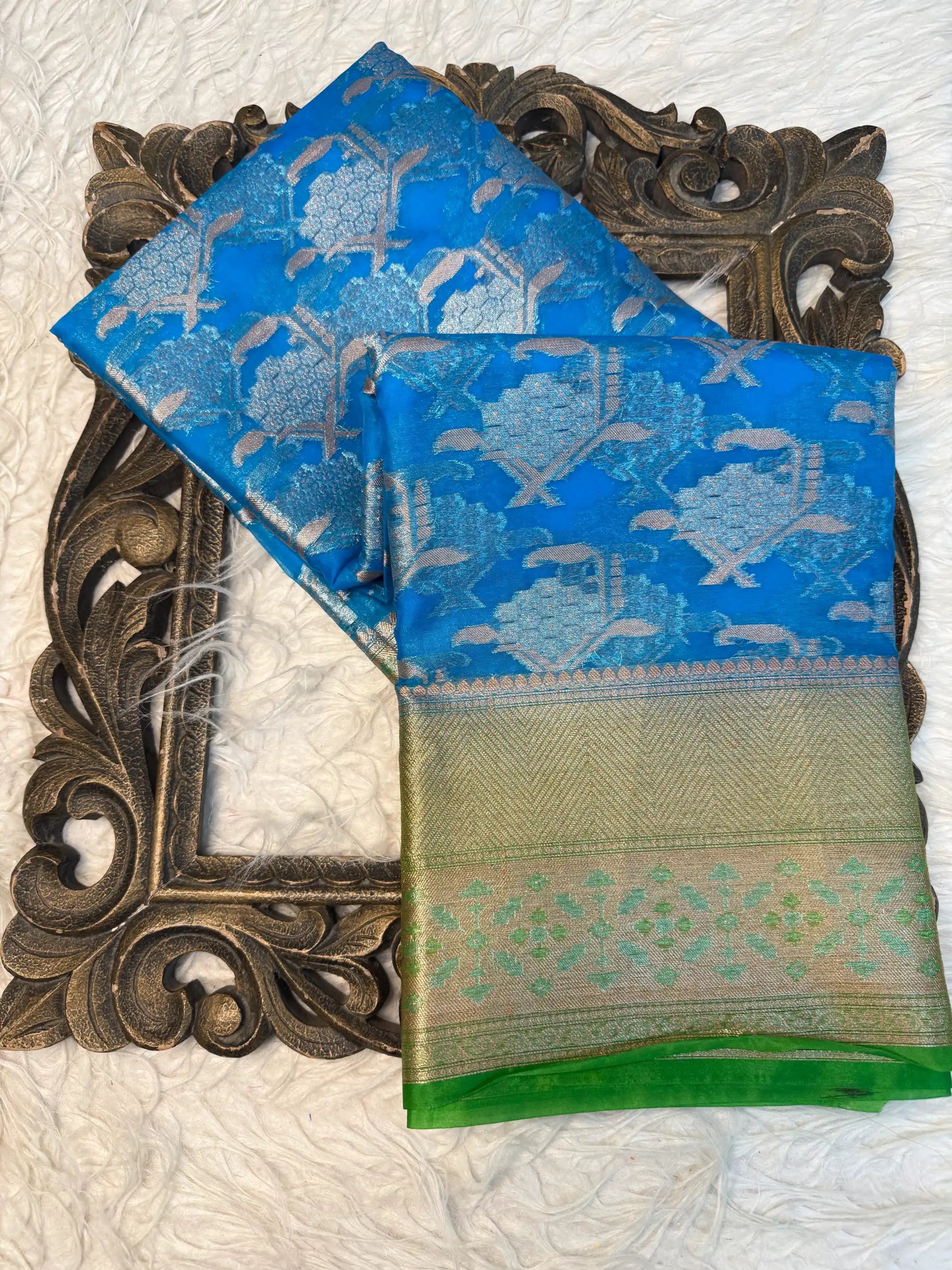 Contemporary Weave Softsilk Heritage Banarasi Saree