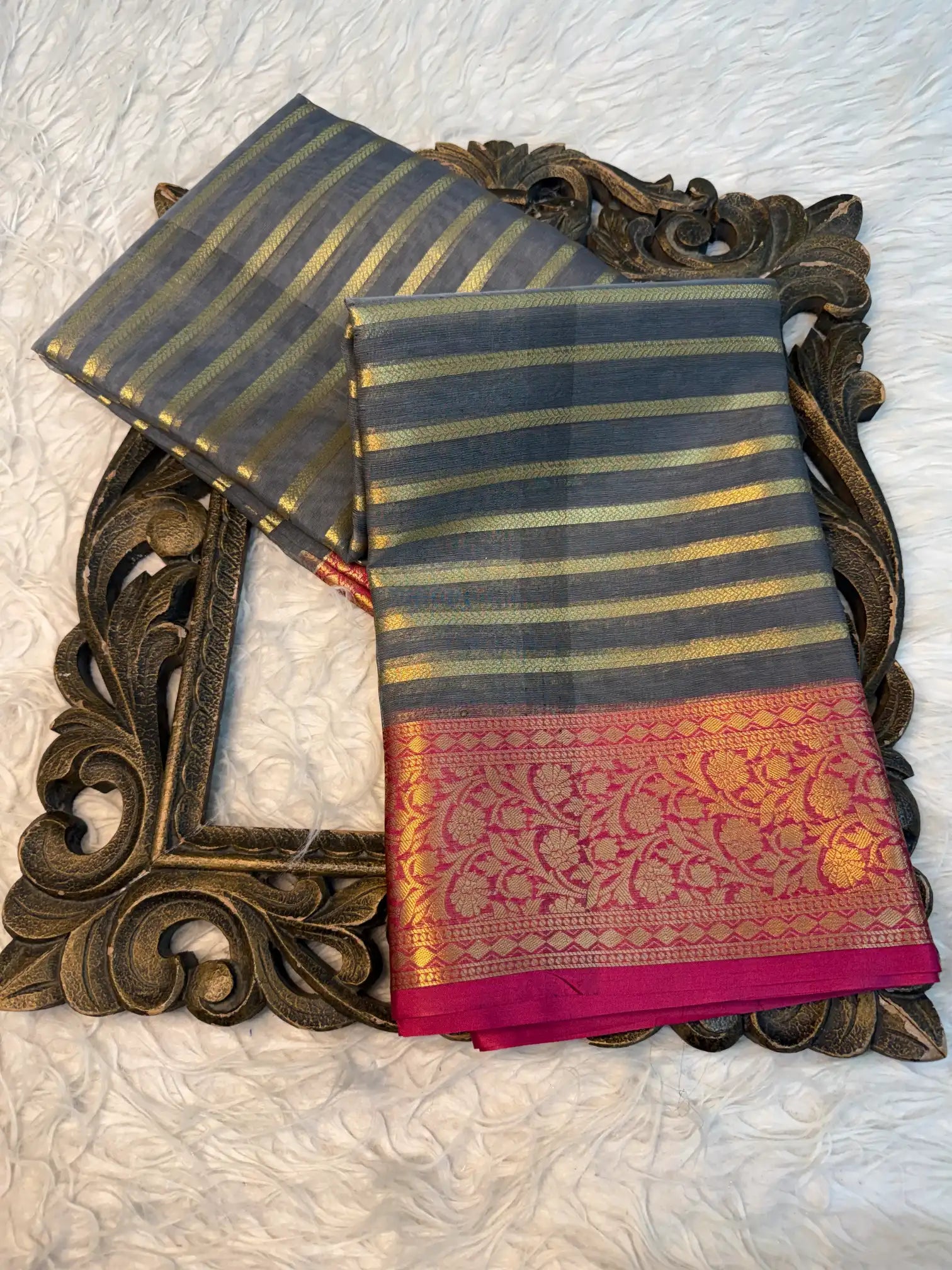 Contemporary Weave Softsilk Heritage Banarasi Saree