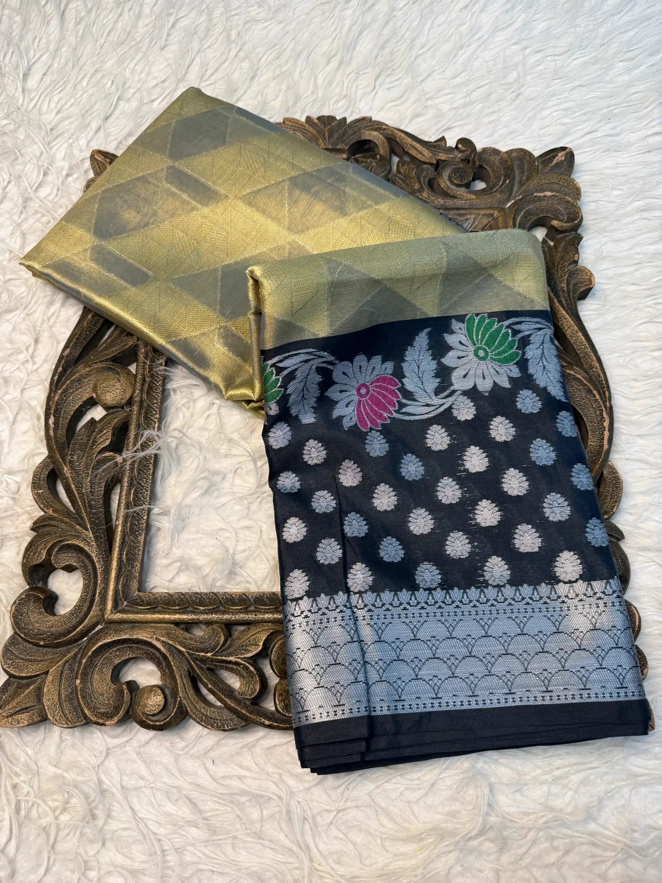 Traditional Weave Softsilk Banarasi Saree