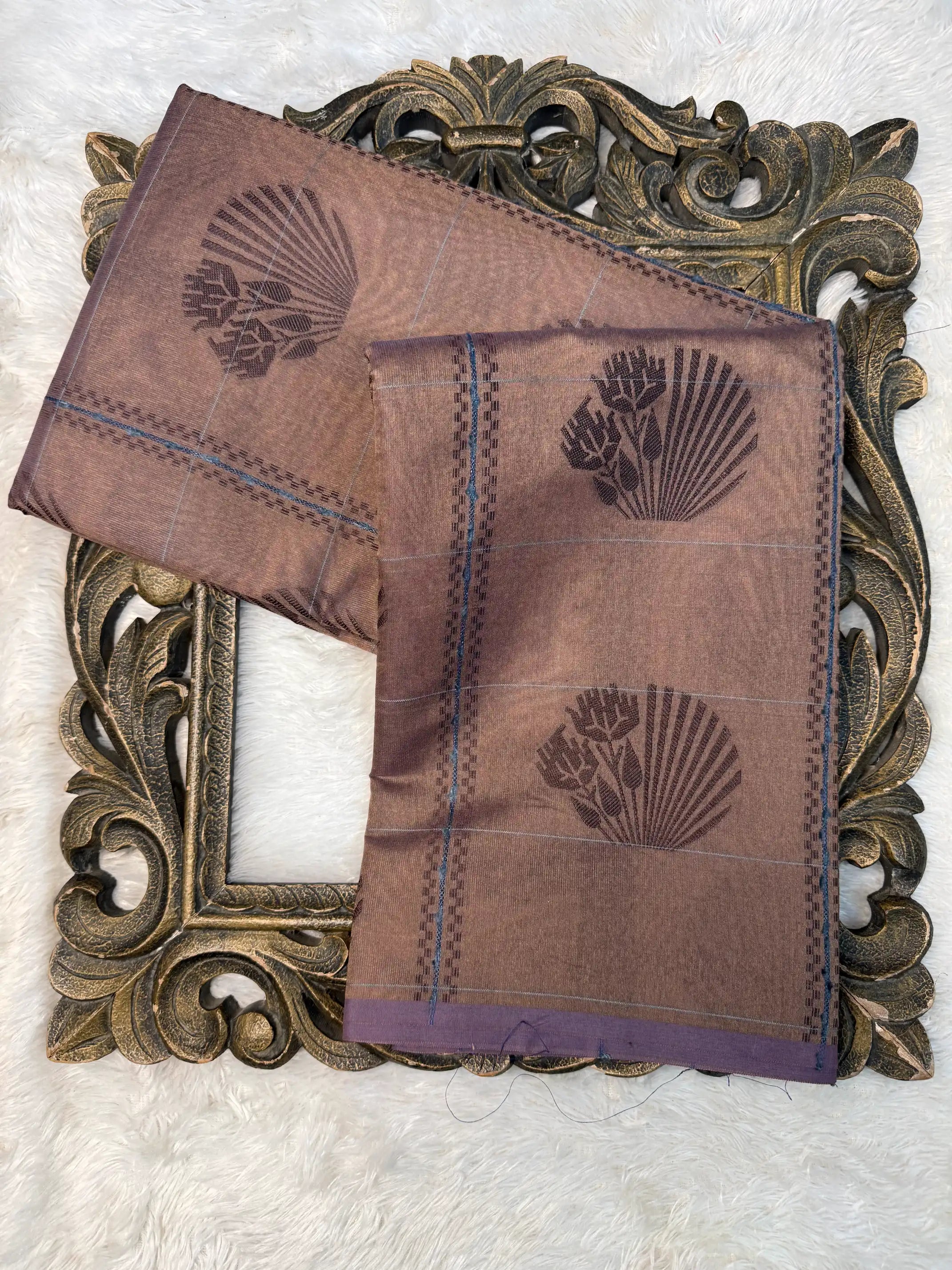 Contemporary Weave Kora Tissue Silk Banarasi Saree