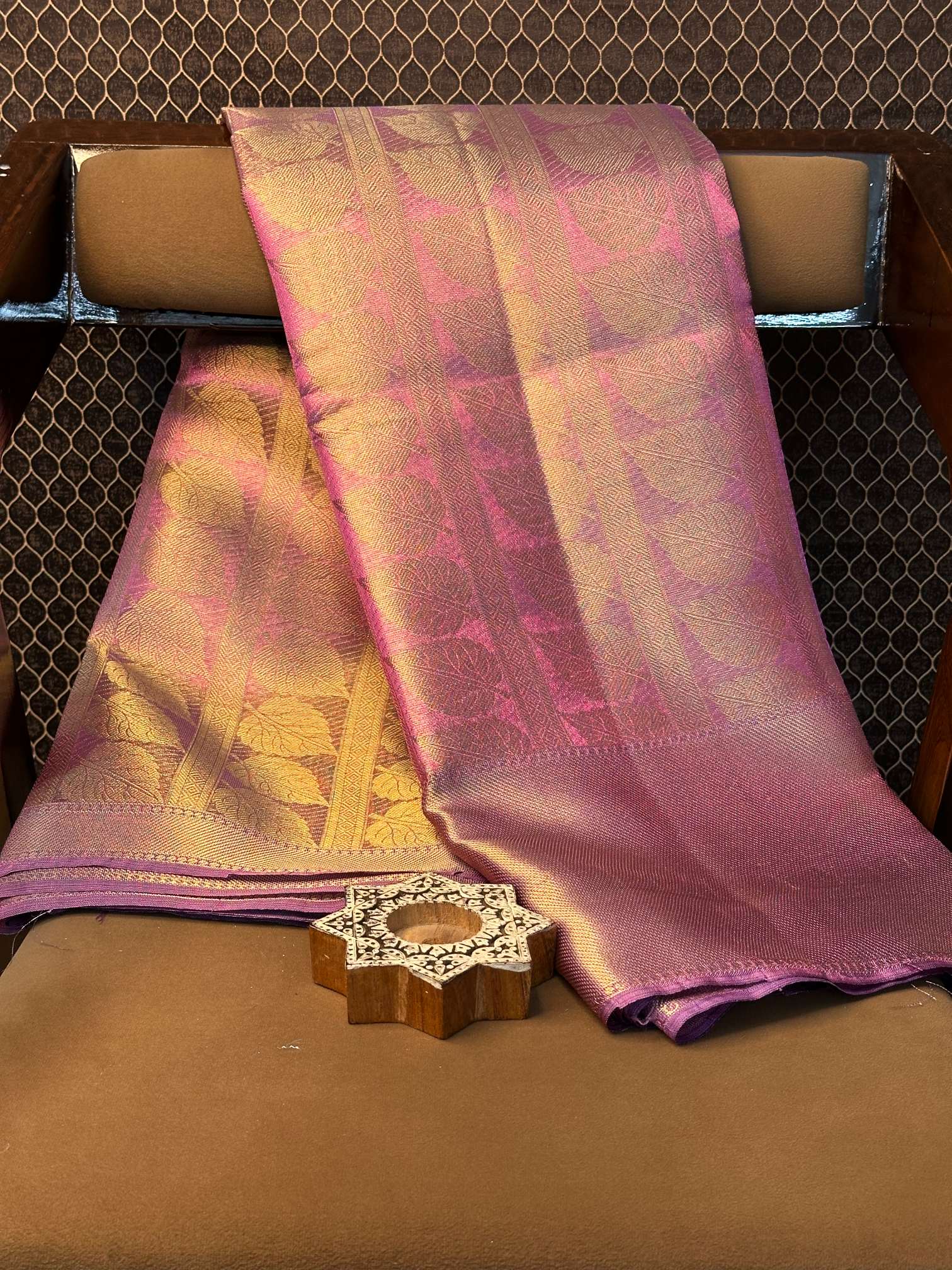 Eccentric zari weave Softsilk Banarasi saree