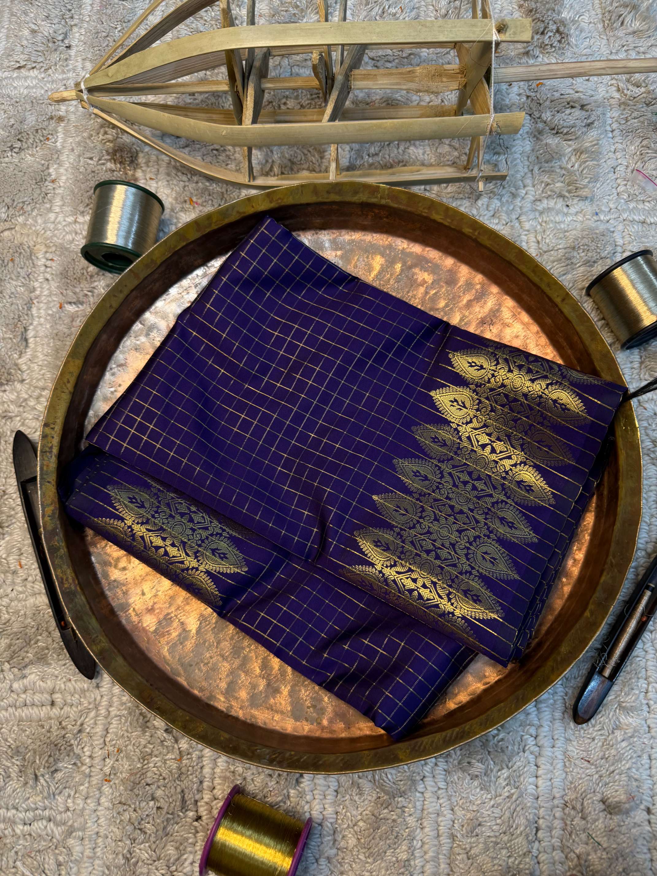 Eccentric zari weave Softsilk Banarasi saree