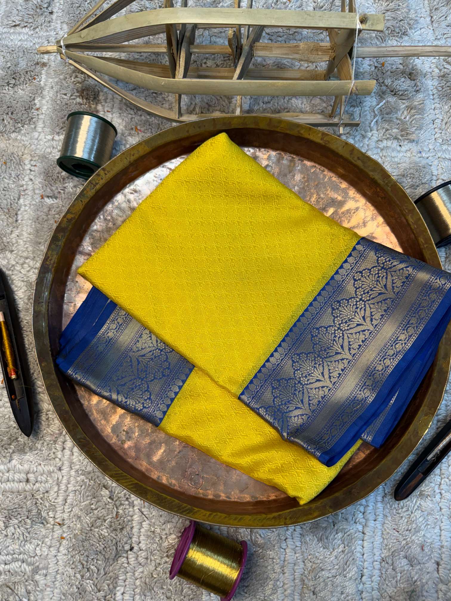 Eccentric zari weave Softsilk Heritage Banarasi saree