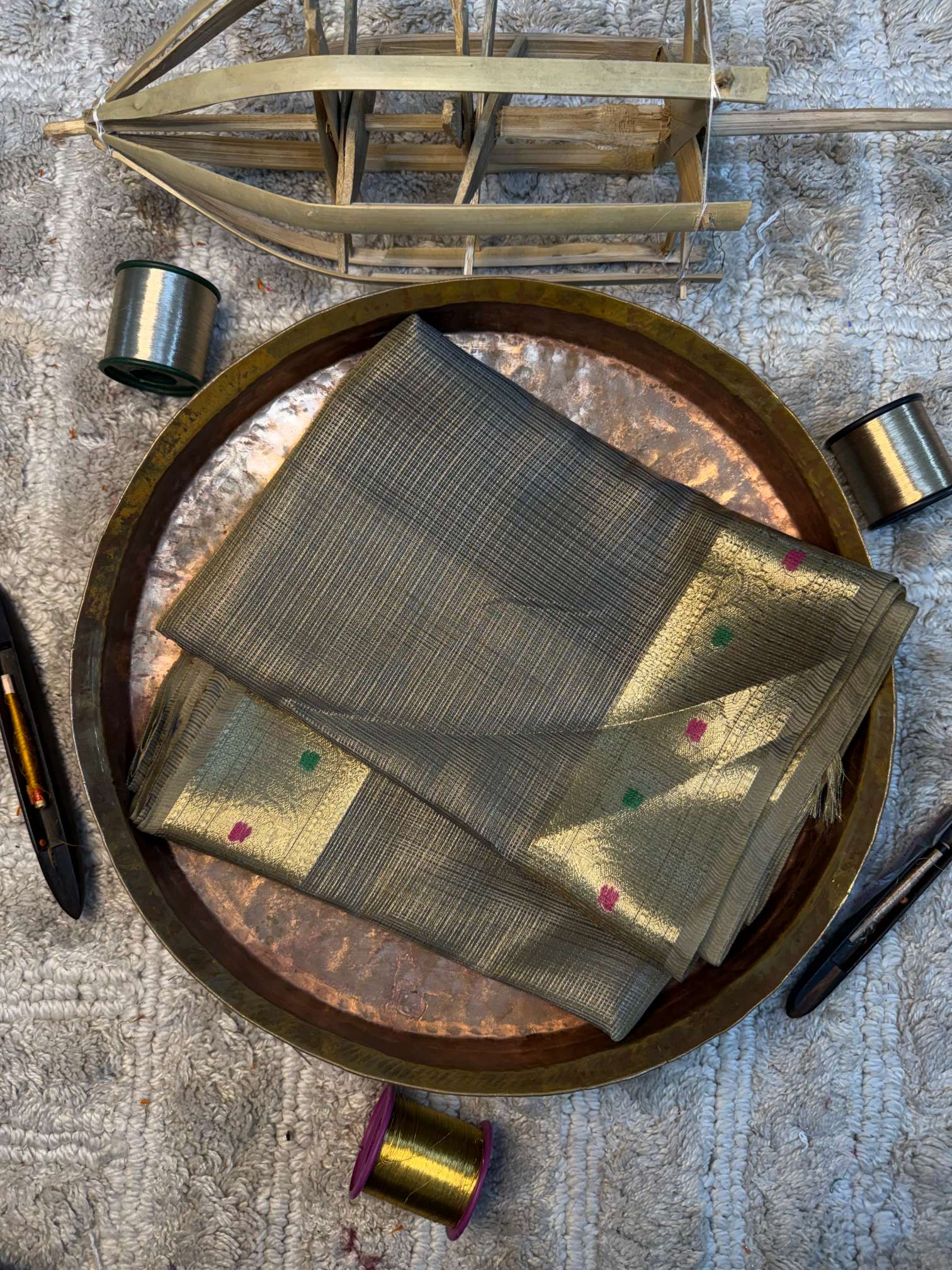 Eccentric zari weave Softsilk Heritage Banarasi saree