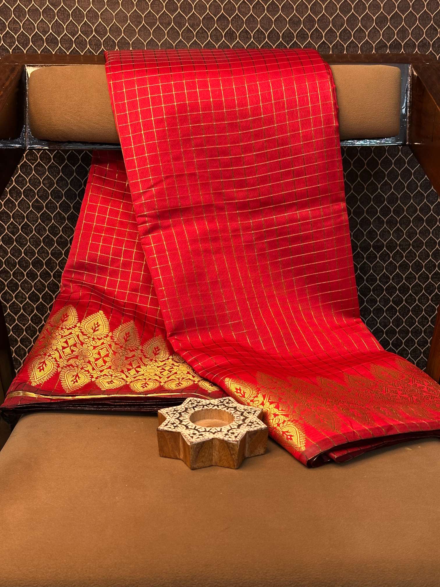 Eccentric zari weave Softsilk Heritage Banarasi saree