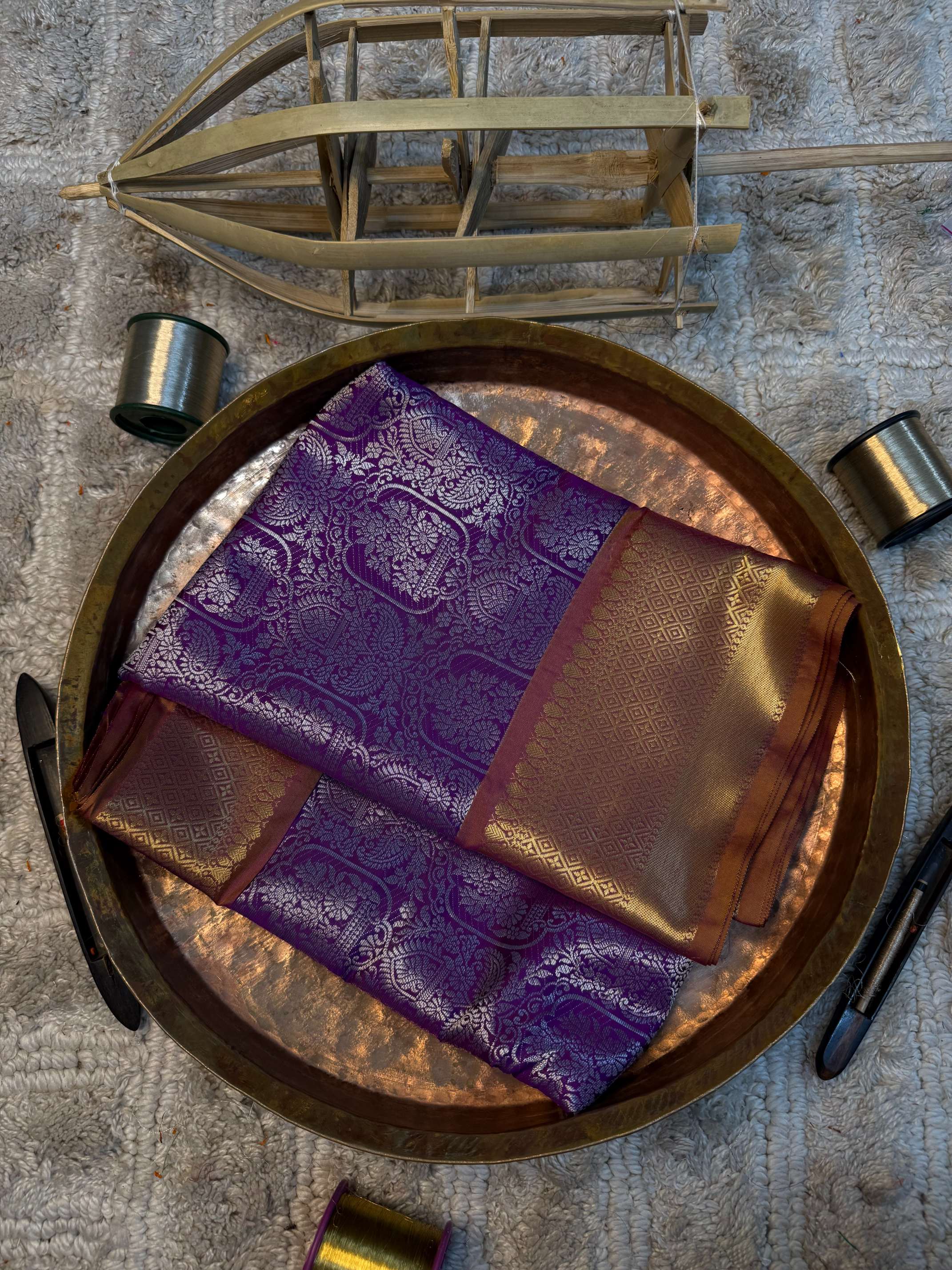 Eccentric zari weave Softsilk Banarasi saree