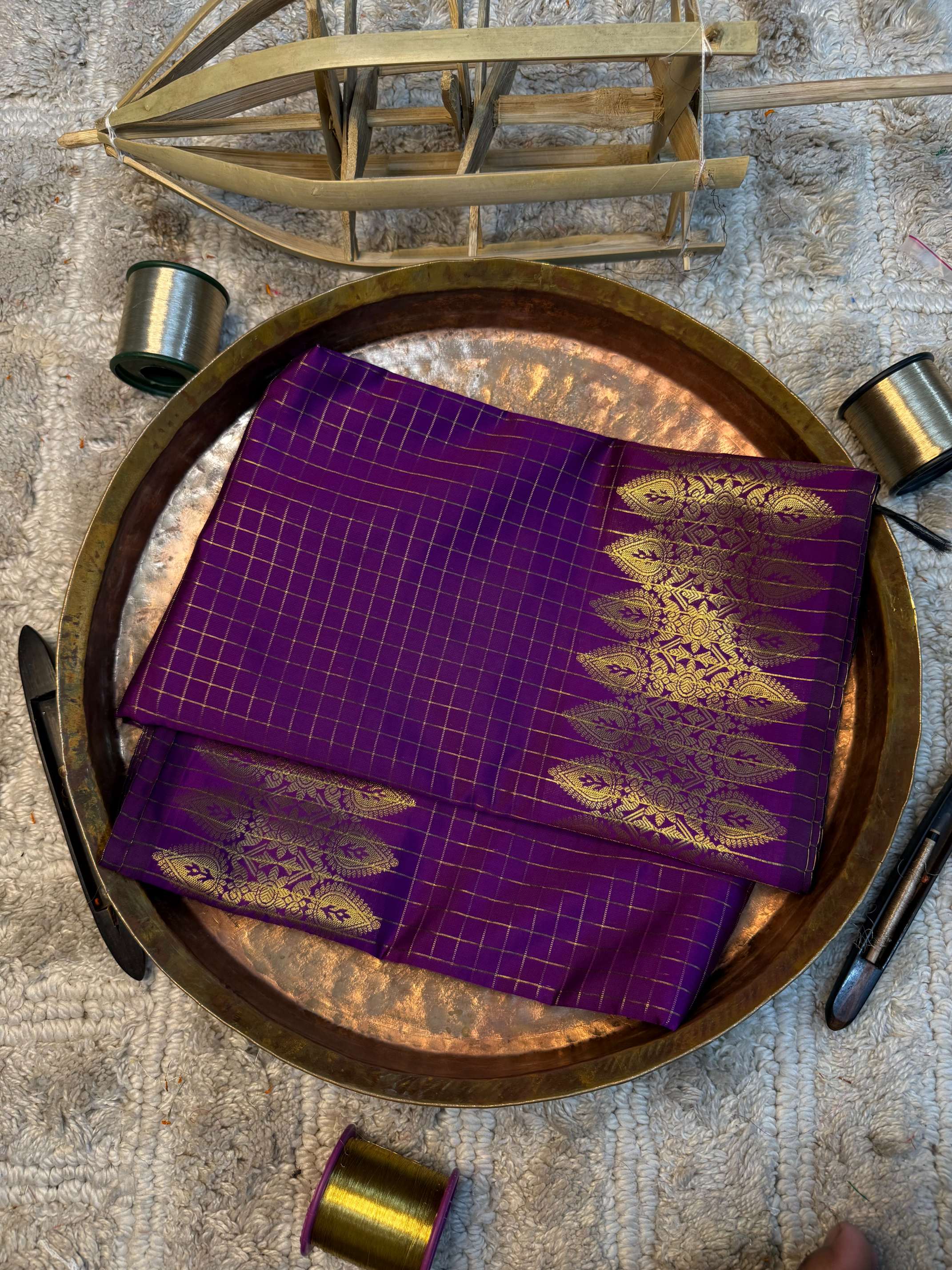 Eccentric zari weave Softsilk Banarasi saree