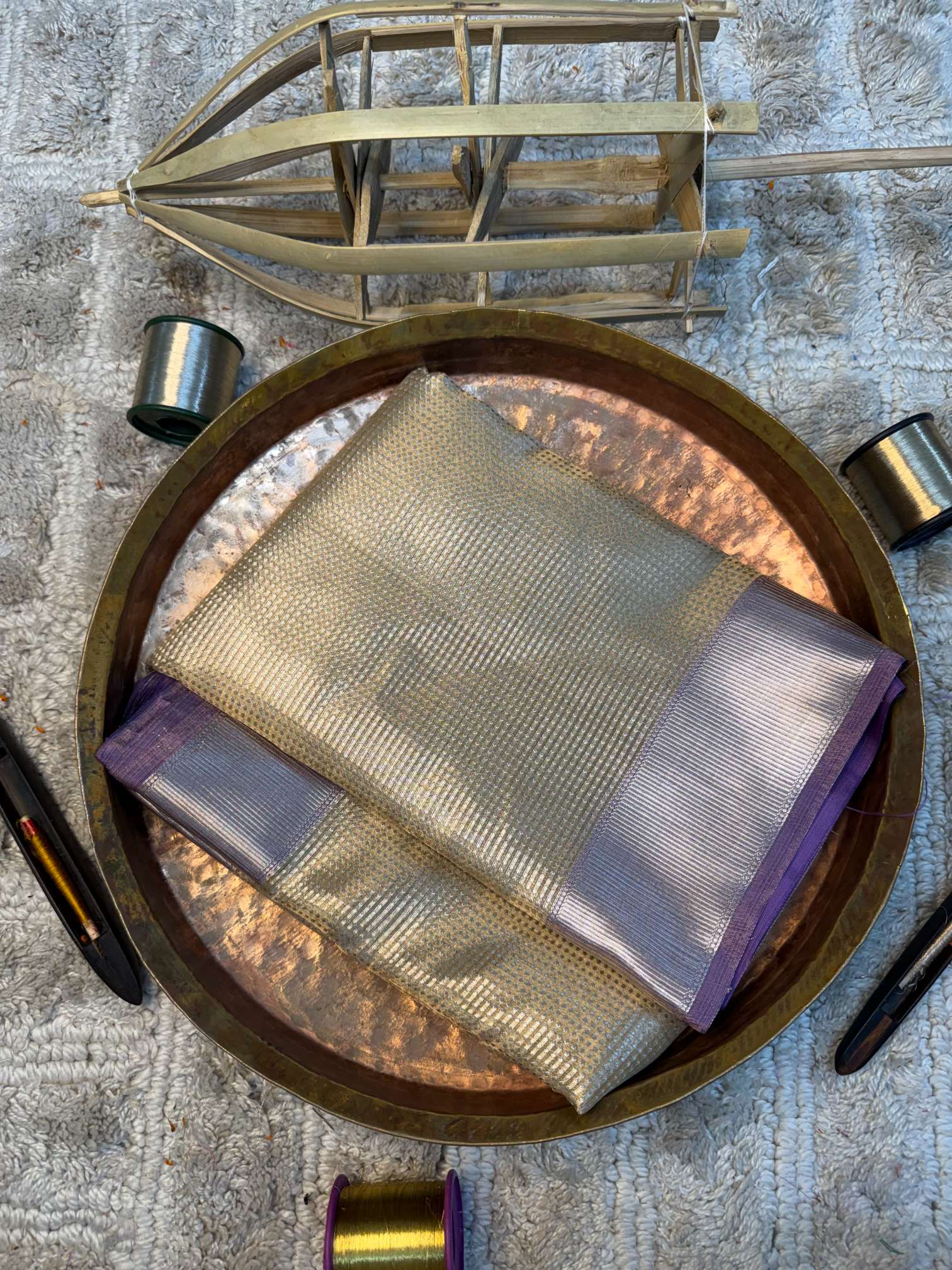 Eccentric zari weave Softsilk Banarasi saree