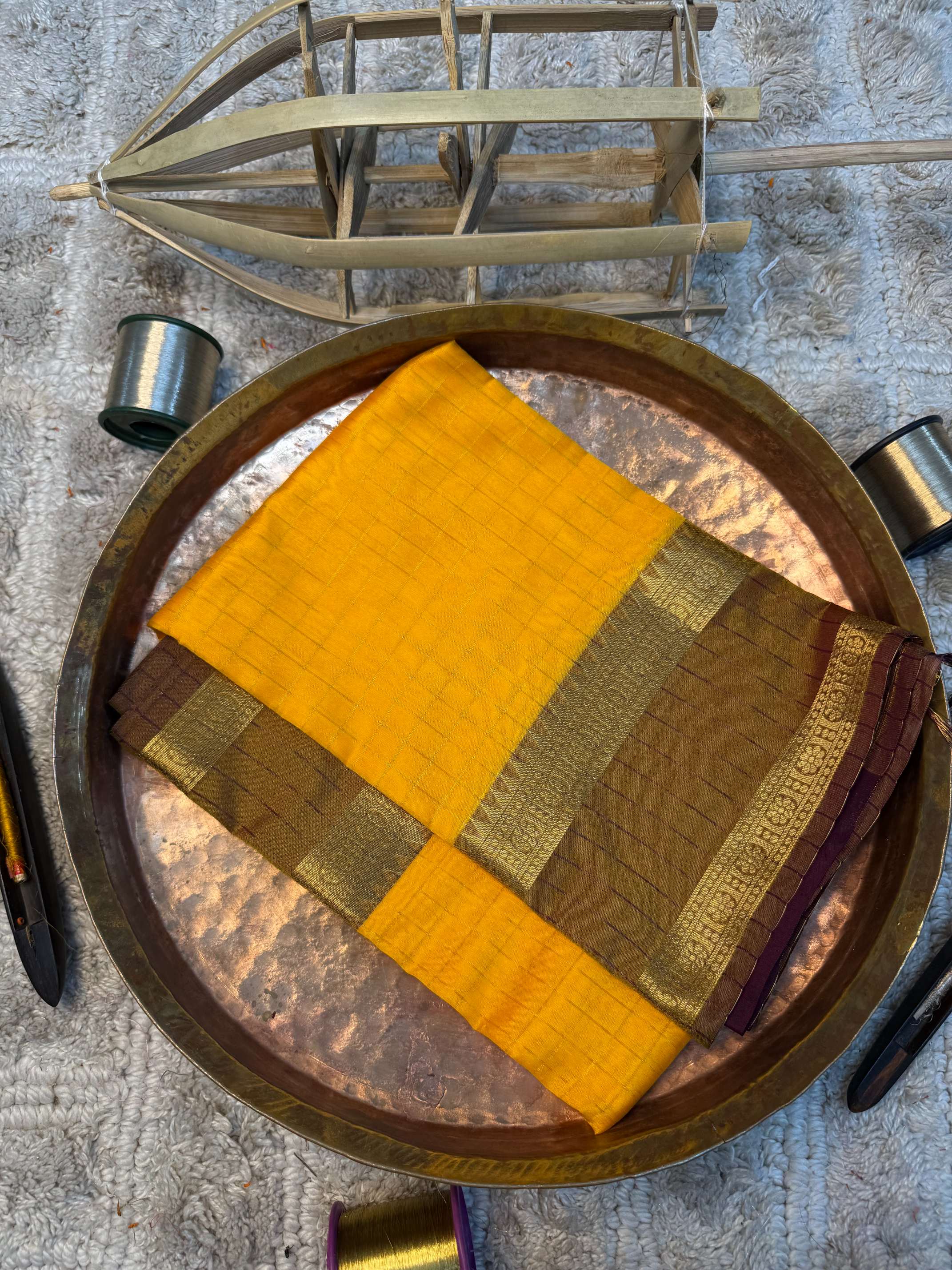 Eccentric zari weave Softsilk Banarasi saree