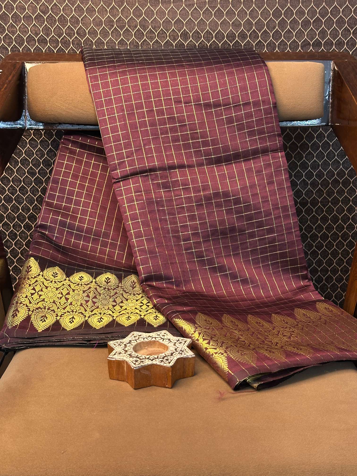 Eccentric zari weave Softsilk Banarasi saree