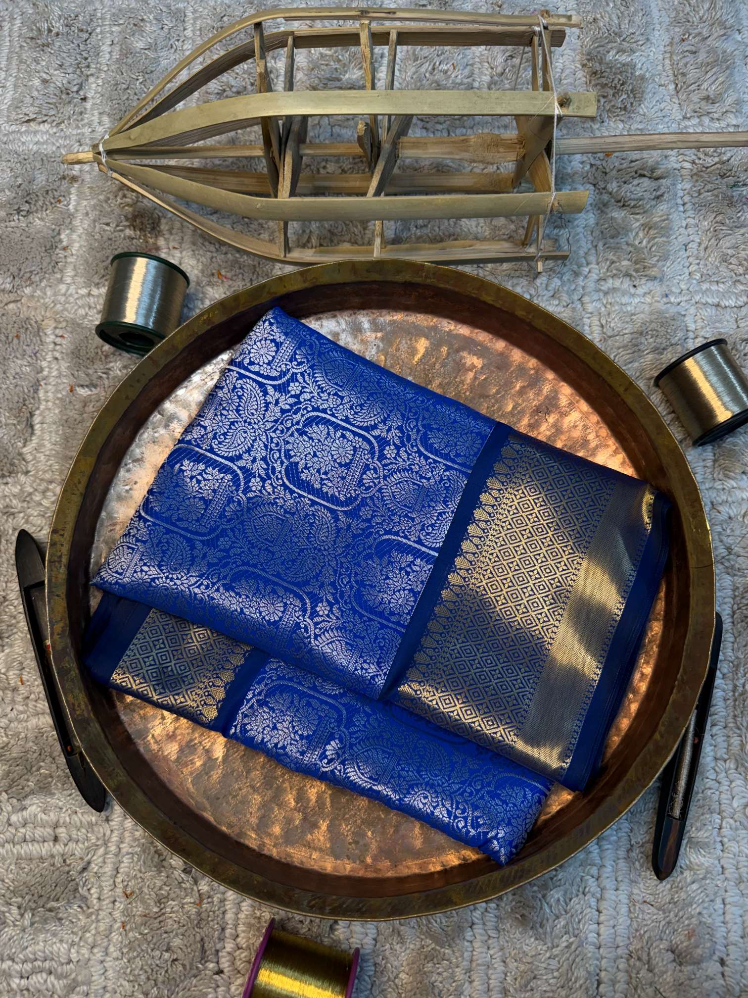 Eccentric zari weave Softsilk Heritage Banarasi saree