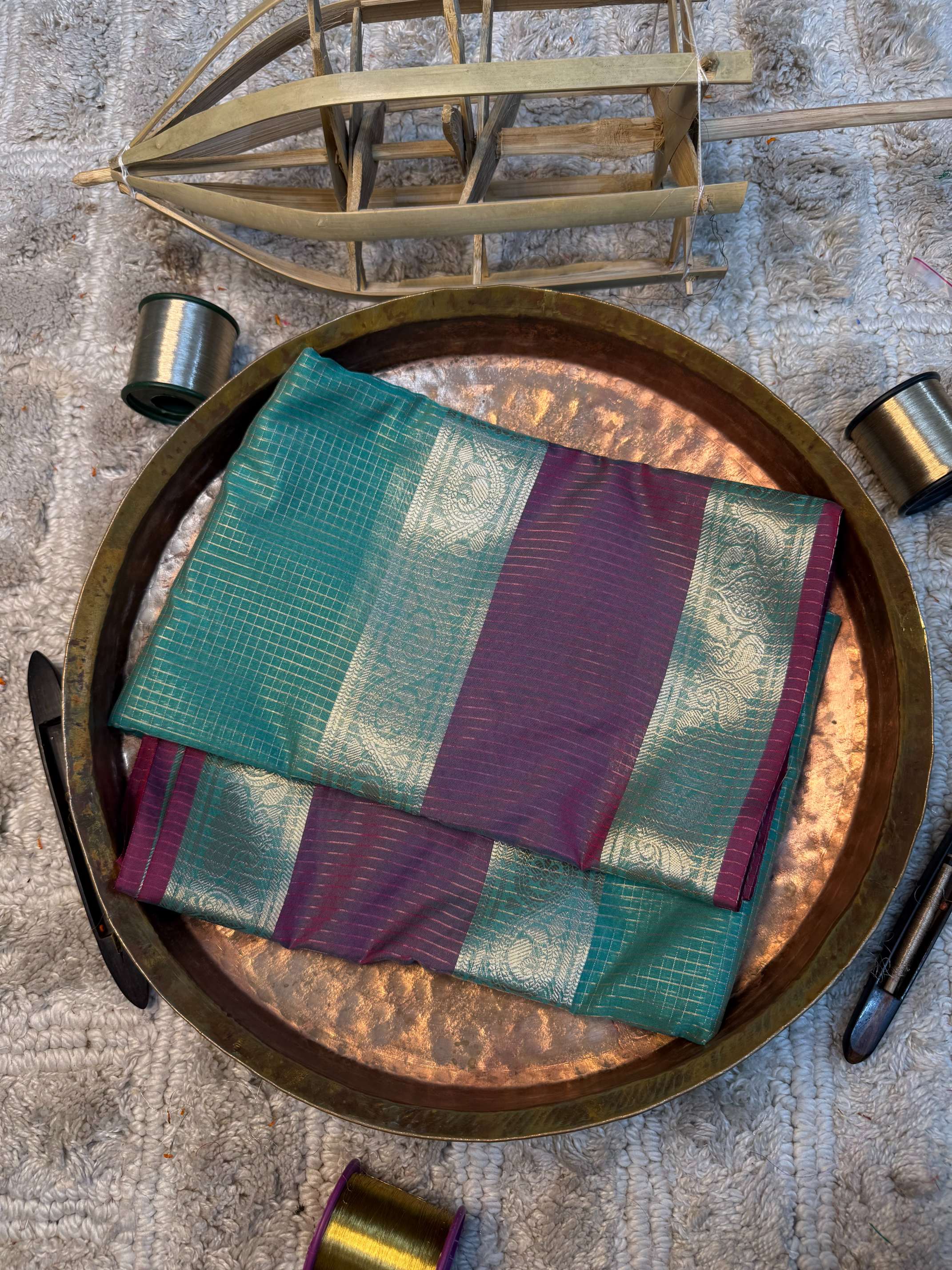 Eccentric zari weave Softsilk Banarasi saree