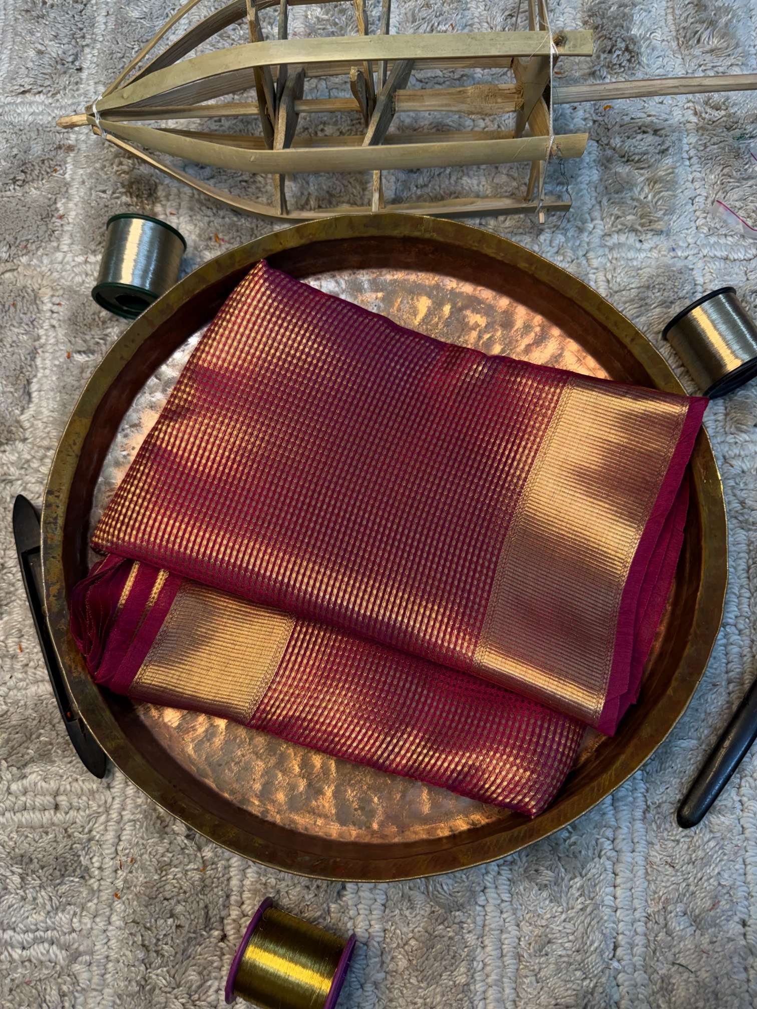 Eccentric zari weave Softsilk Banarasi saree