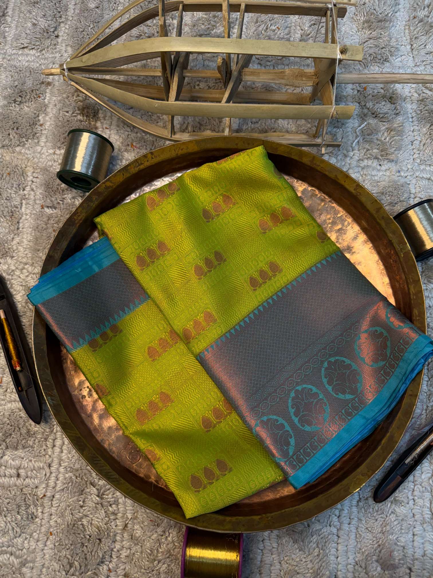 Eccentric zari weave Softsilk Banarasi saree
