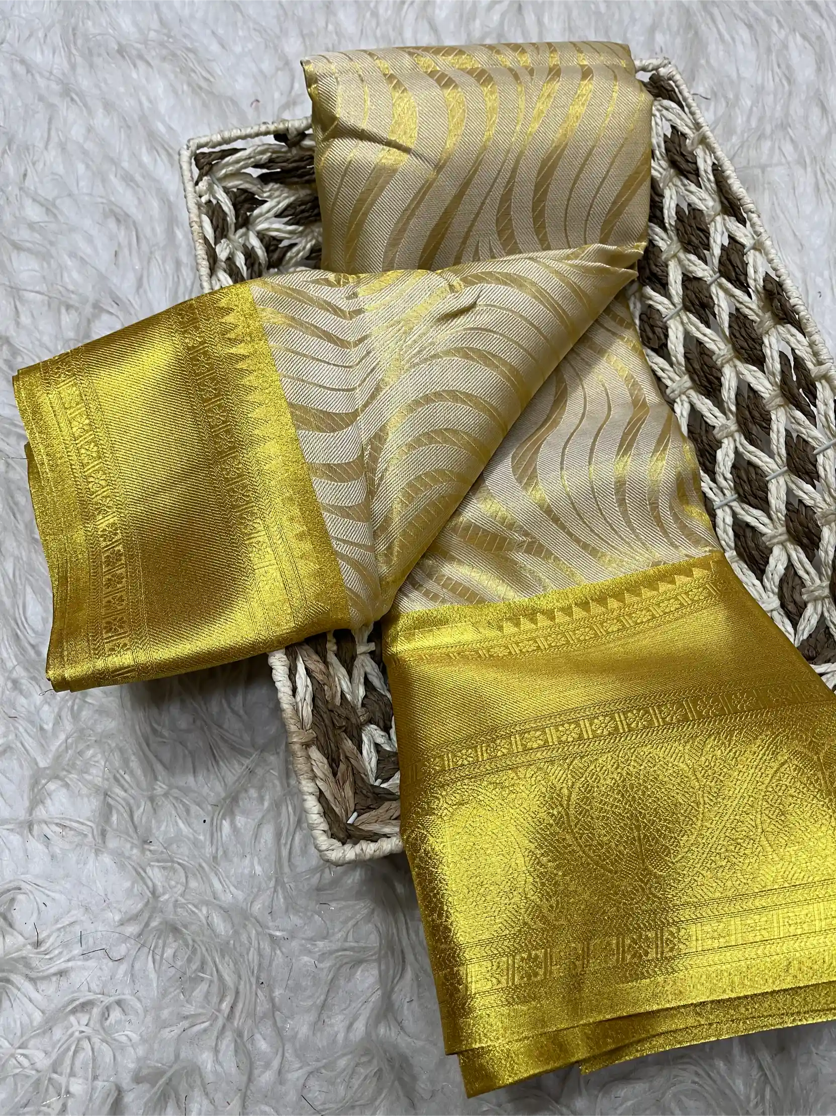 Beautiful Traditional Softsilk Embossed Weave Banarasi Saree