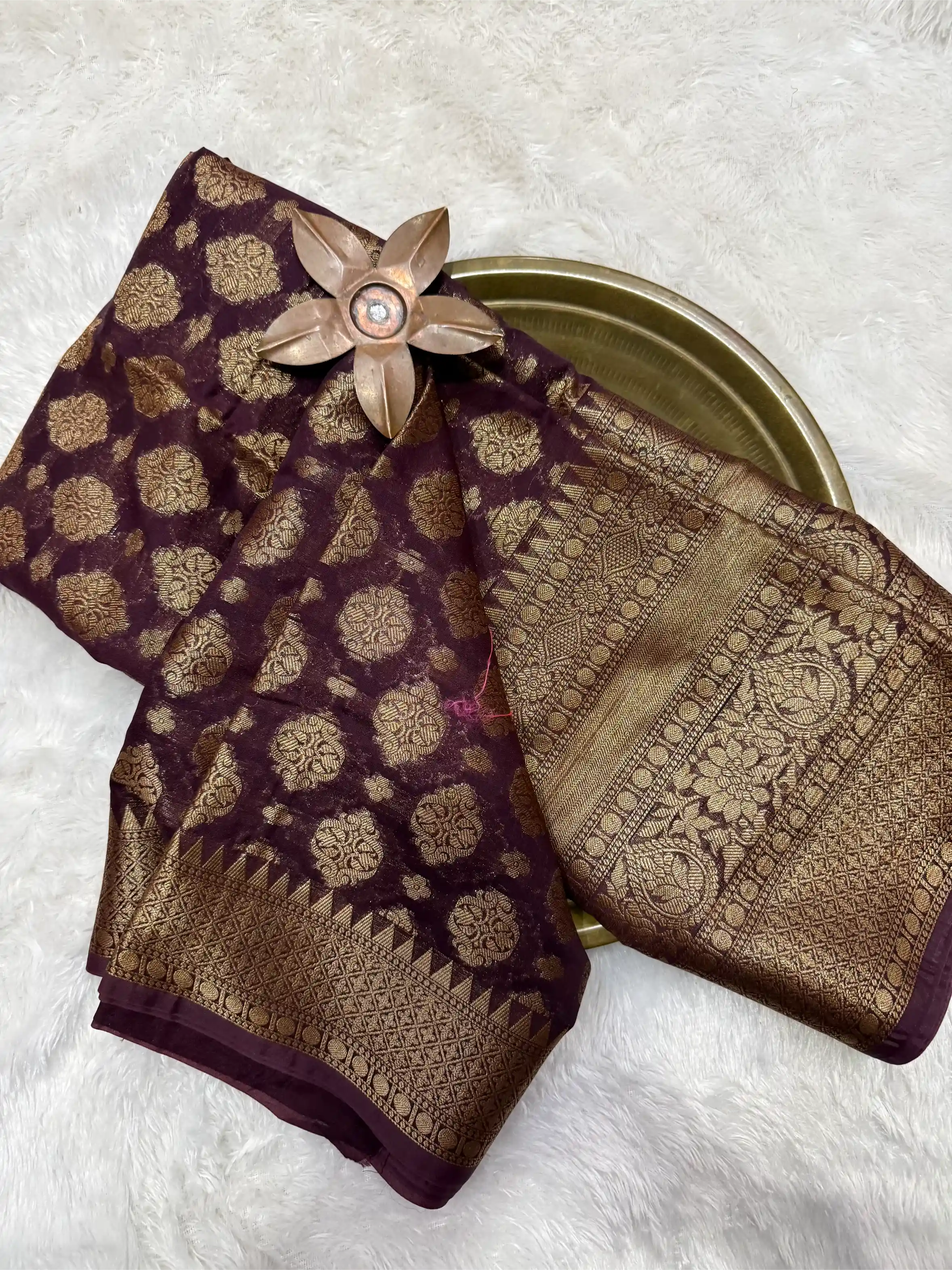 Beautiful Traditional Softsilk Embossed Weave Banarasi Saree