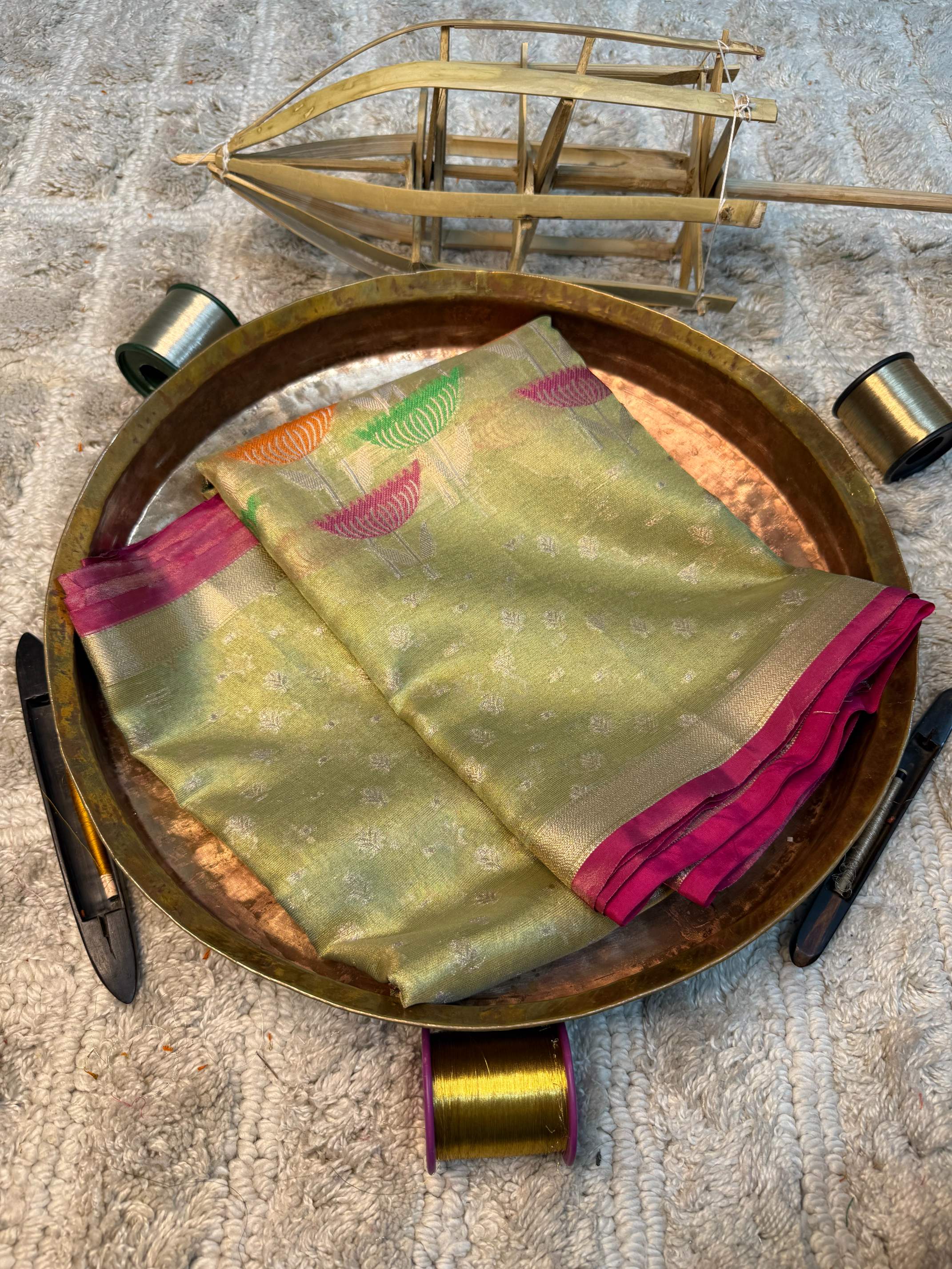 Eccentric zari weave Softsilk Heritage Banarasi saree