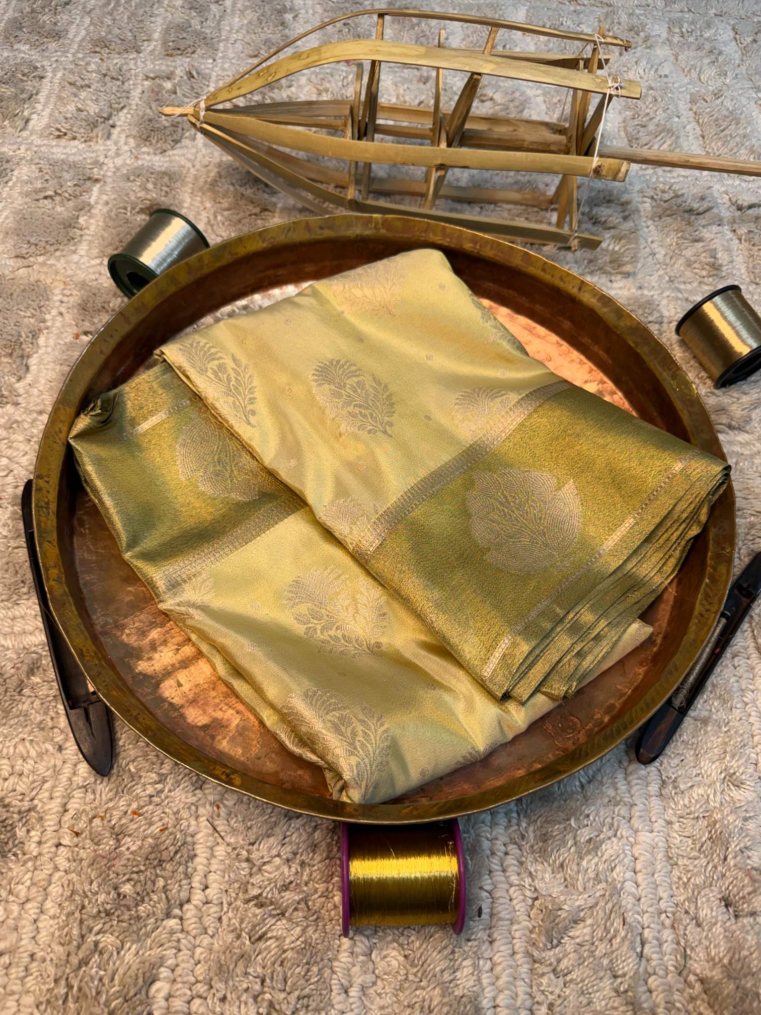 Eccentric zari weave Softsilk Heritage Banarasi saree