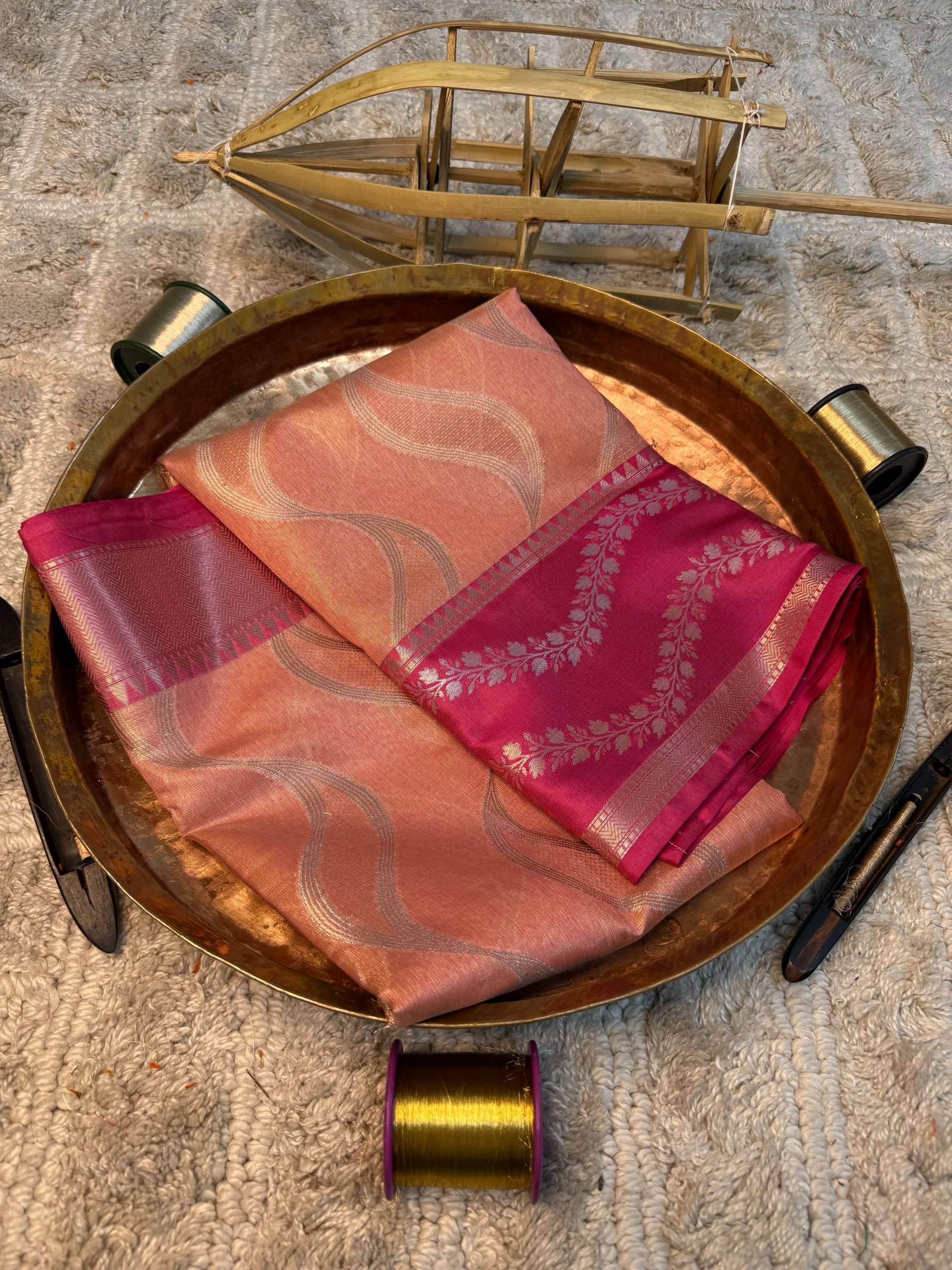 Eccentric zari weave Softsilk Banarasi saree