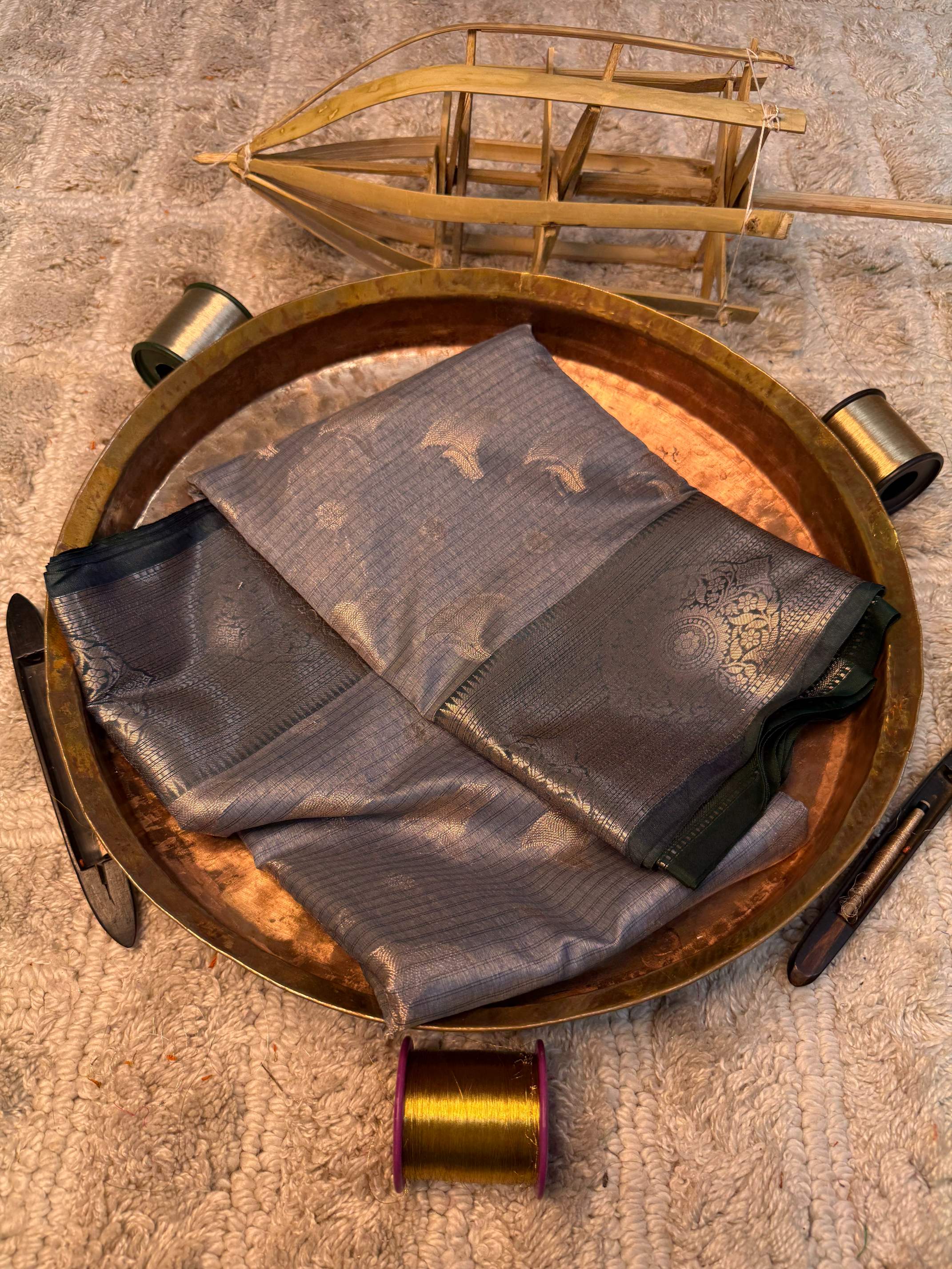 Eccentric zari weave Softsilk Banarasi saree