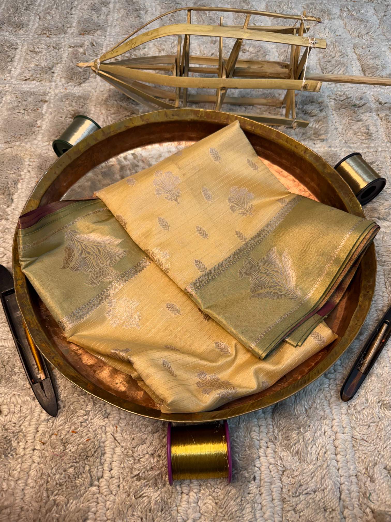 Eccentric zari weave Softsilk Heritage Banarasi saree