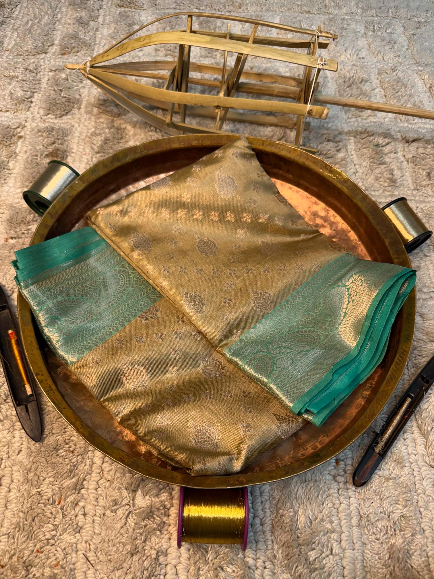 Eccentric zari weave Softsilk Banarasi saree